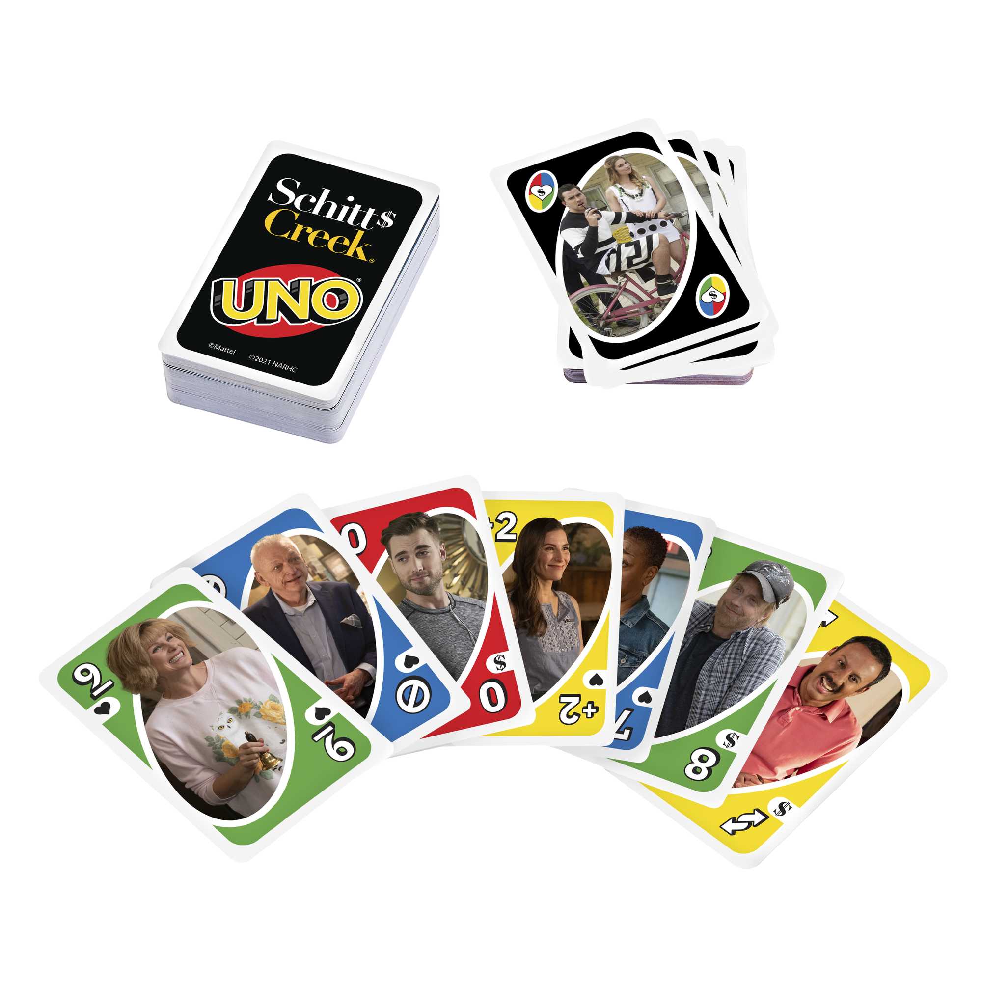 UNO Schitt's Creek Card Game For Teens & Adults For Game Night With Special Rule For 2-10 Players