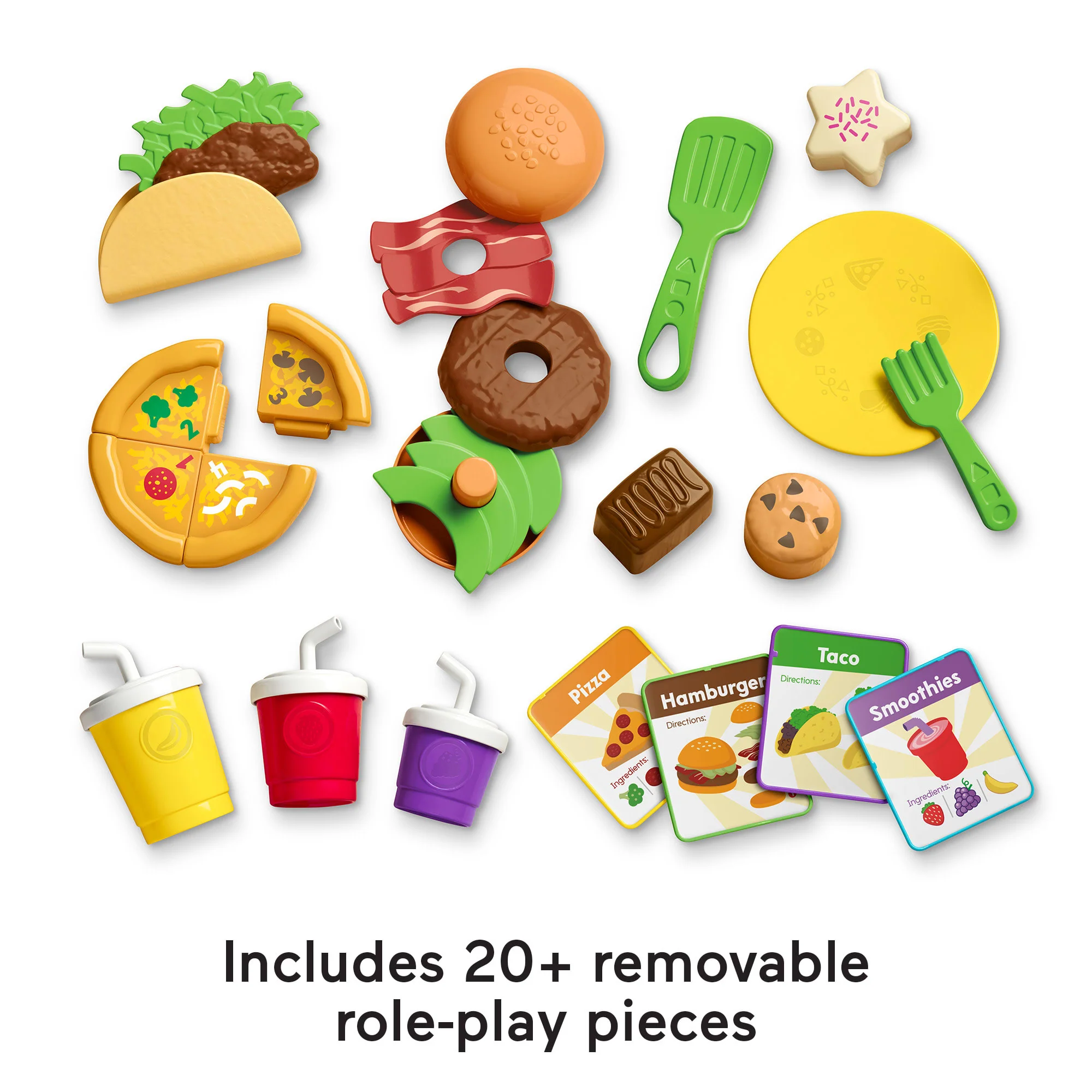 Fisher-Price Laugh & Learn Servin�� Up Fun Food Truck Electronic Activity Center For Toddlers