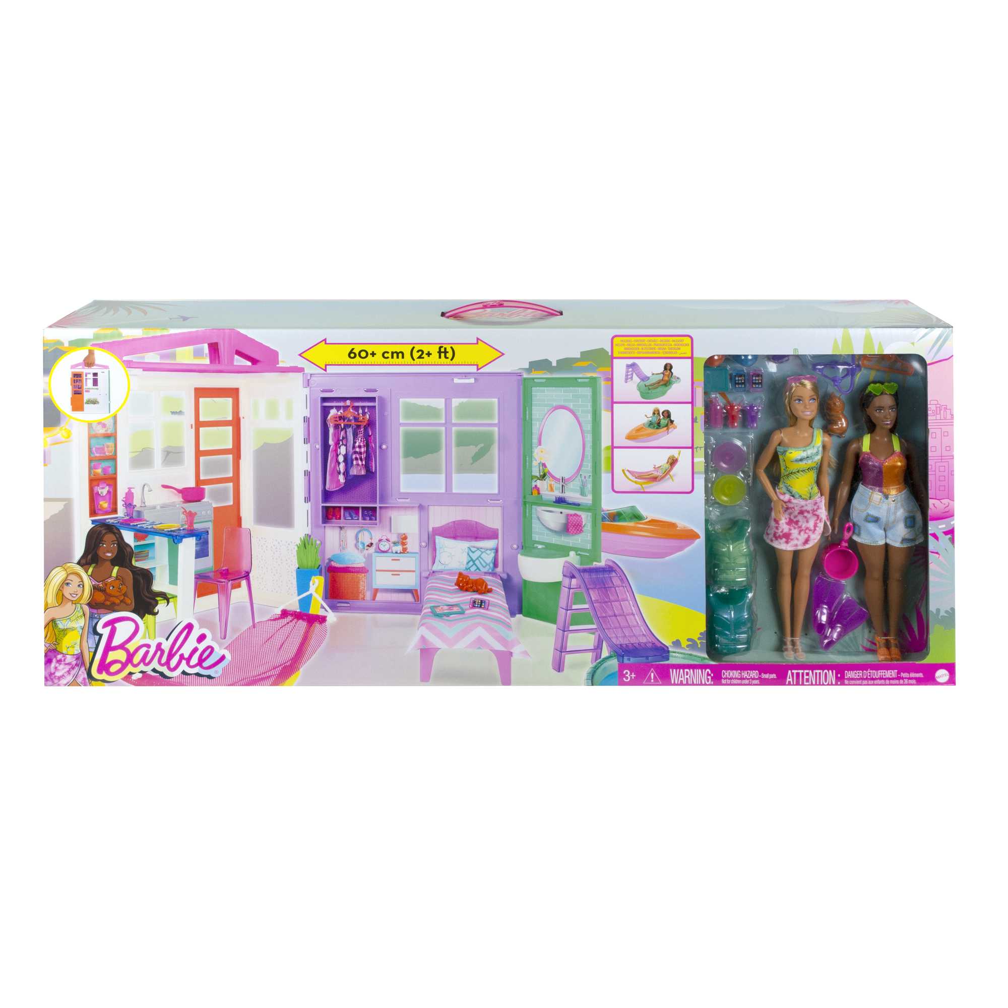 Barbie Holiday Fun Dolls, Playset And Accessories
