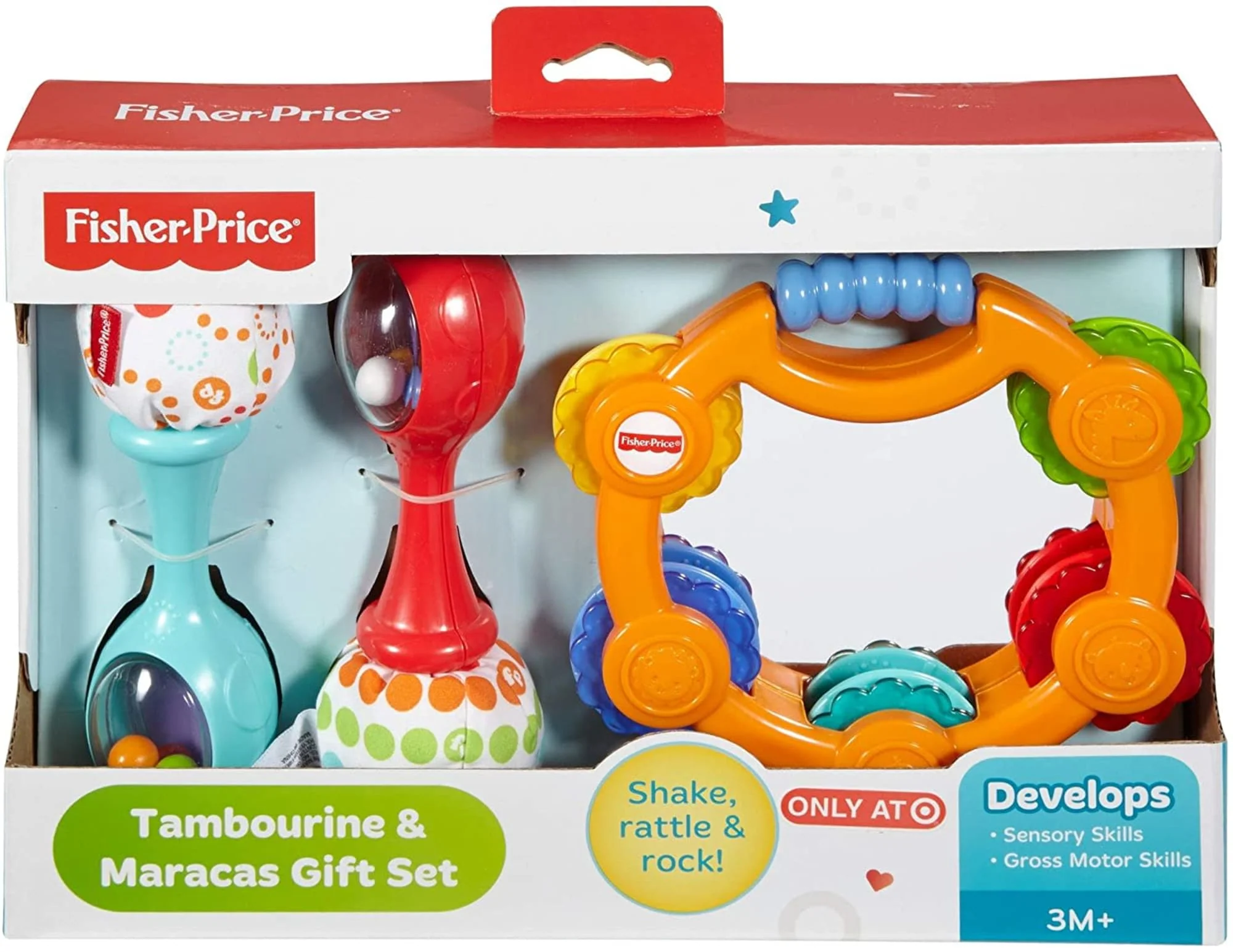 Fisher-Price Tambourine & Maracas Gift Set
