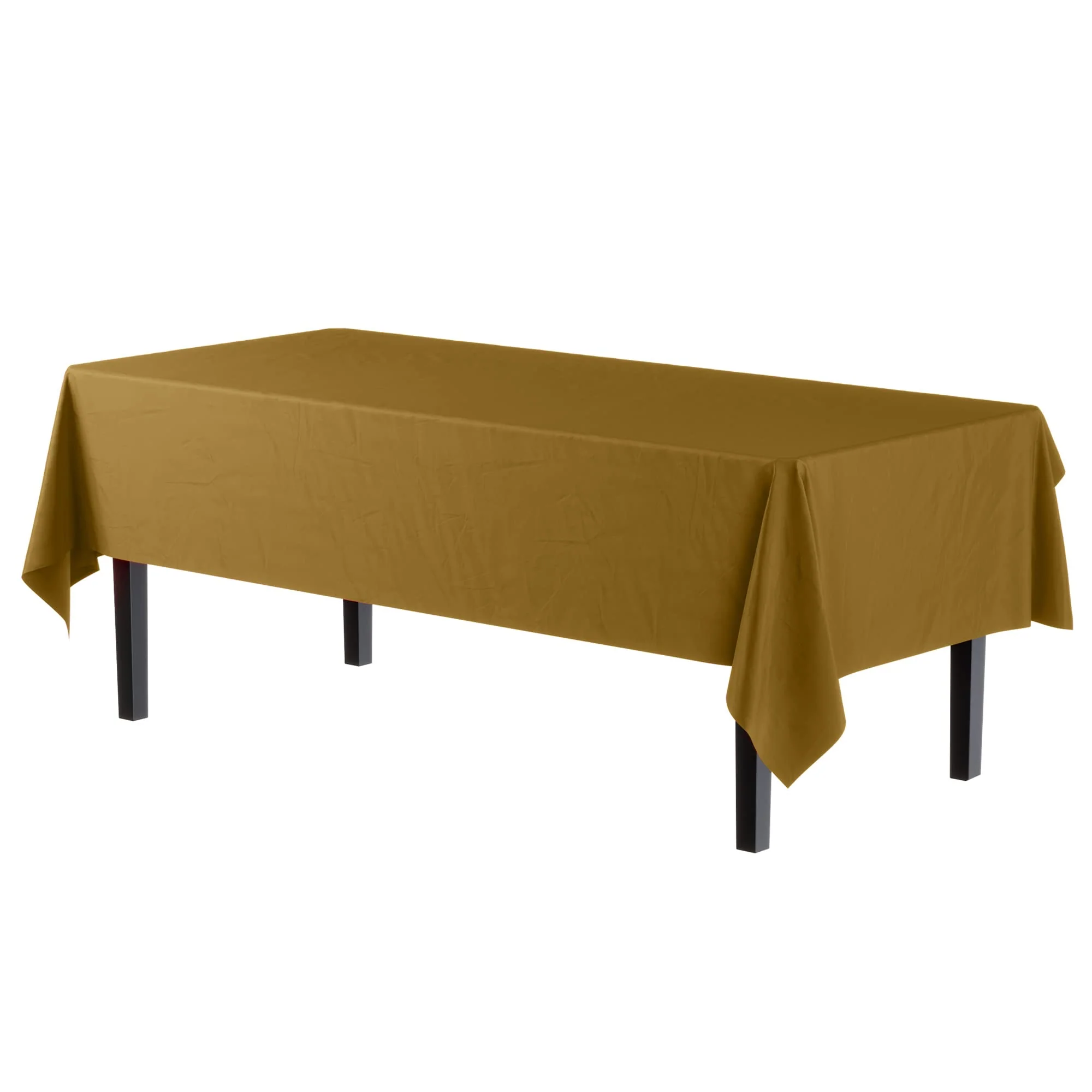 Gold Plastic Table Cover