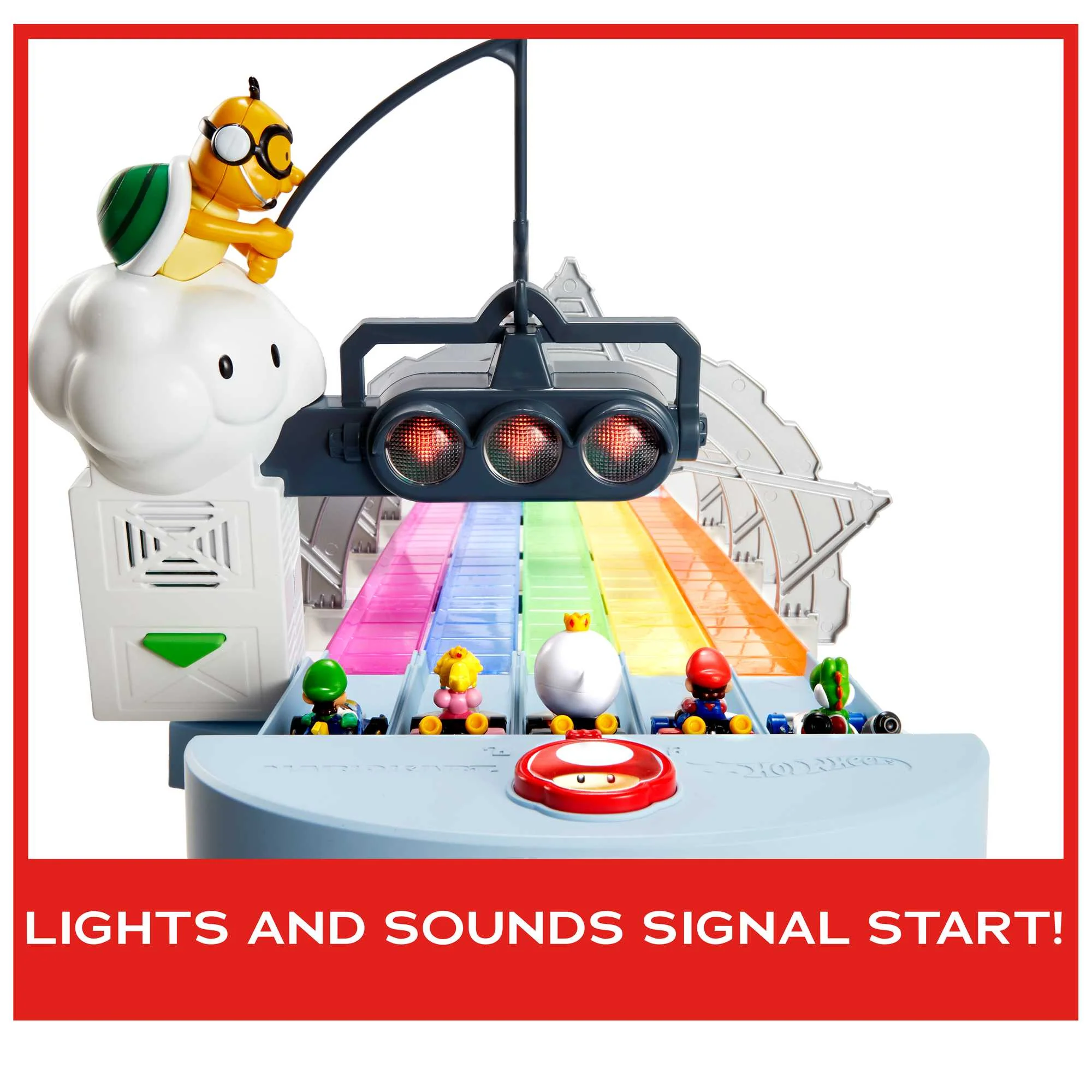 Hot Wheels Mario Kart Rainbow Road