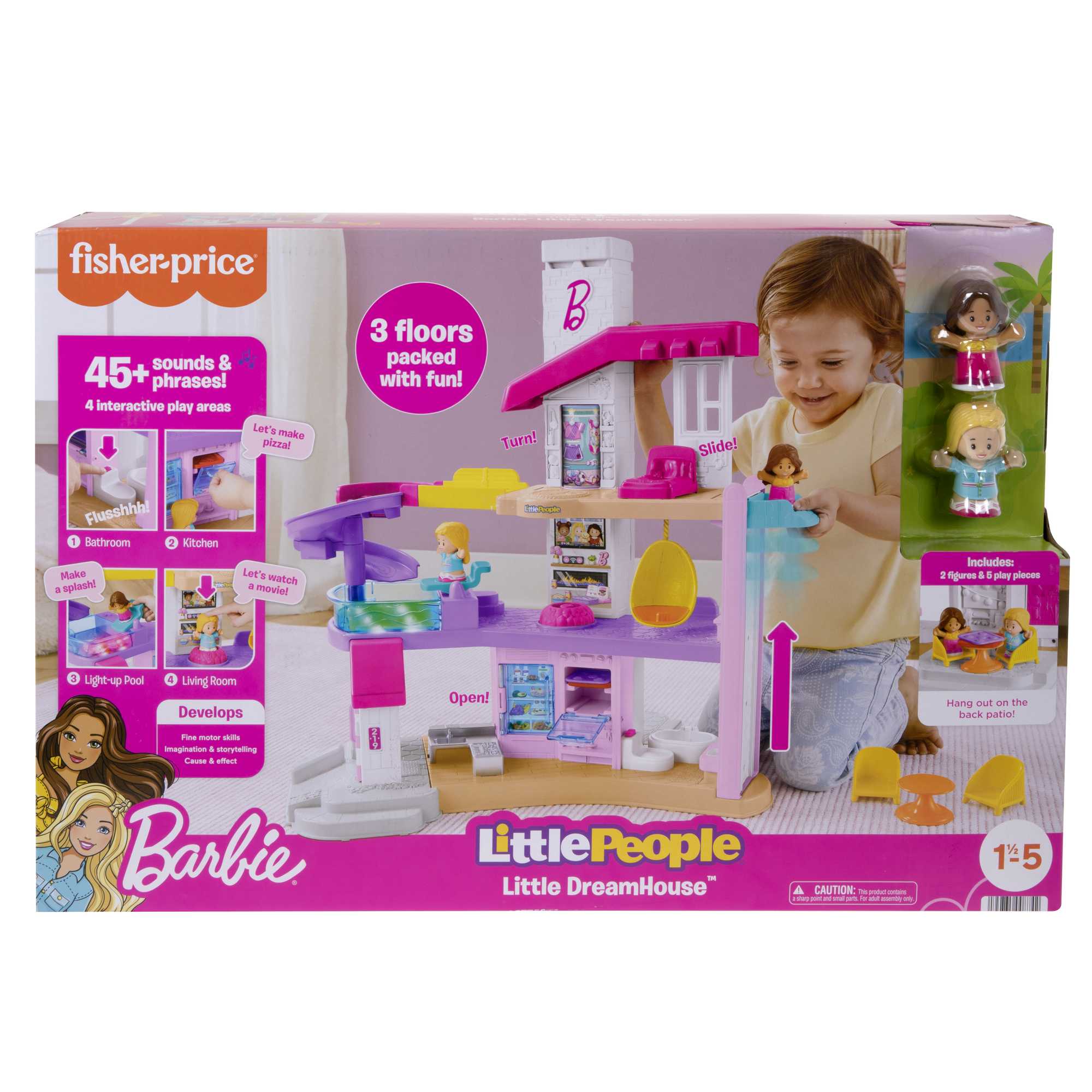 Barbie Little Dreamhouse By Little People - English & French Version