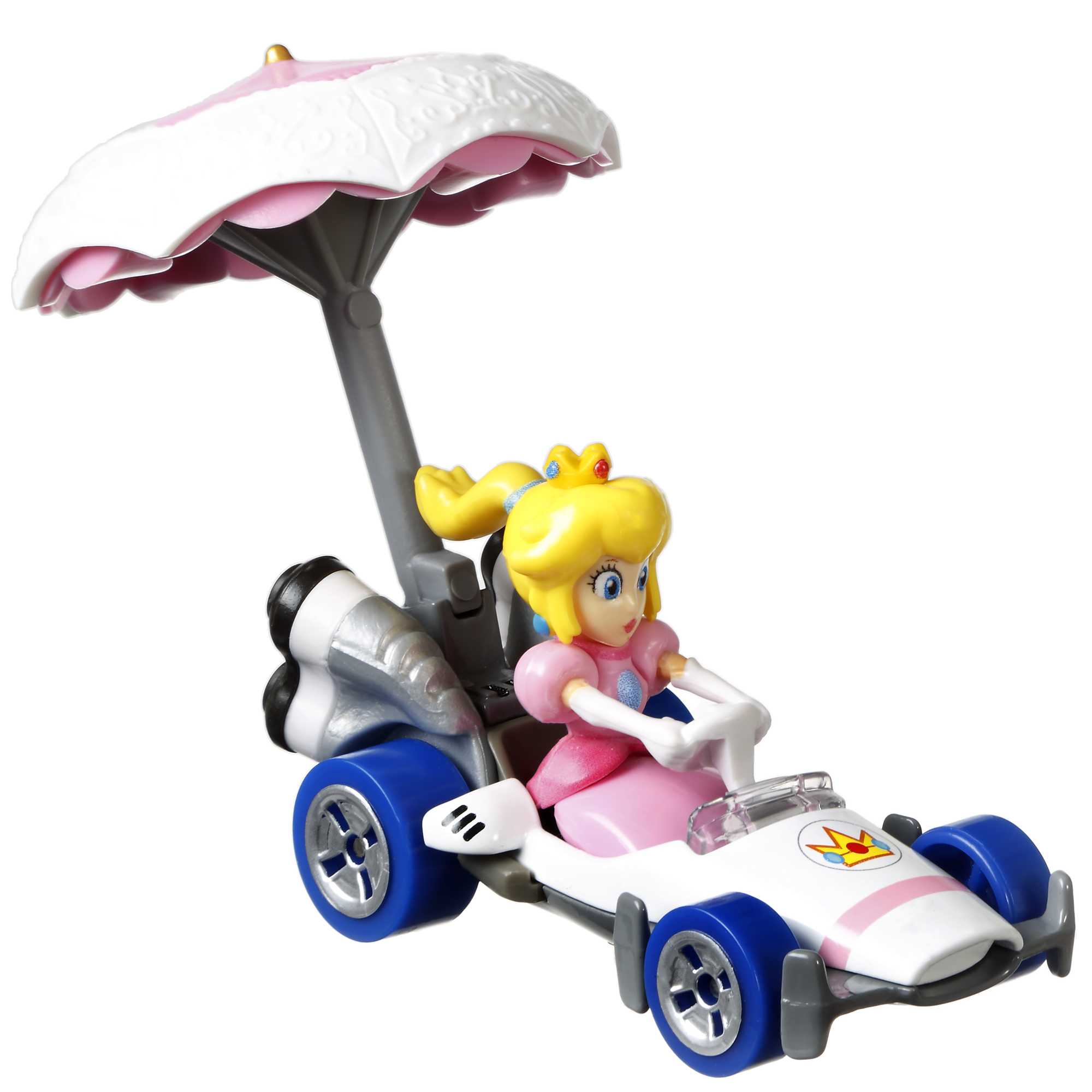 Hot Wheels Mario Kart Gliders, 1:64 Scale Die-Cast Character Toy Car (1 Vehicle, Styles May Vary)