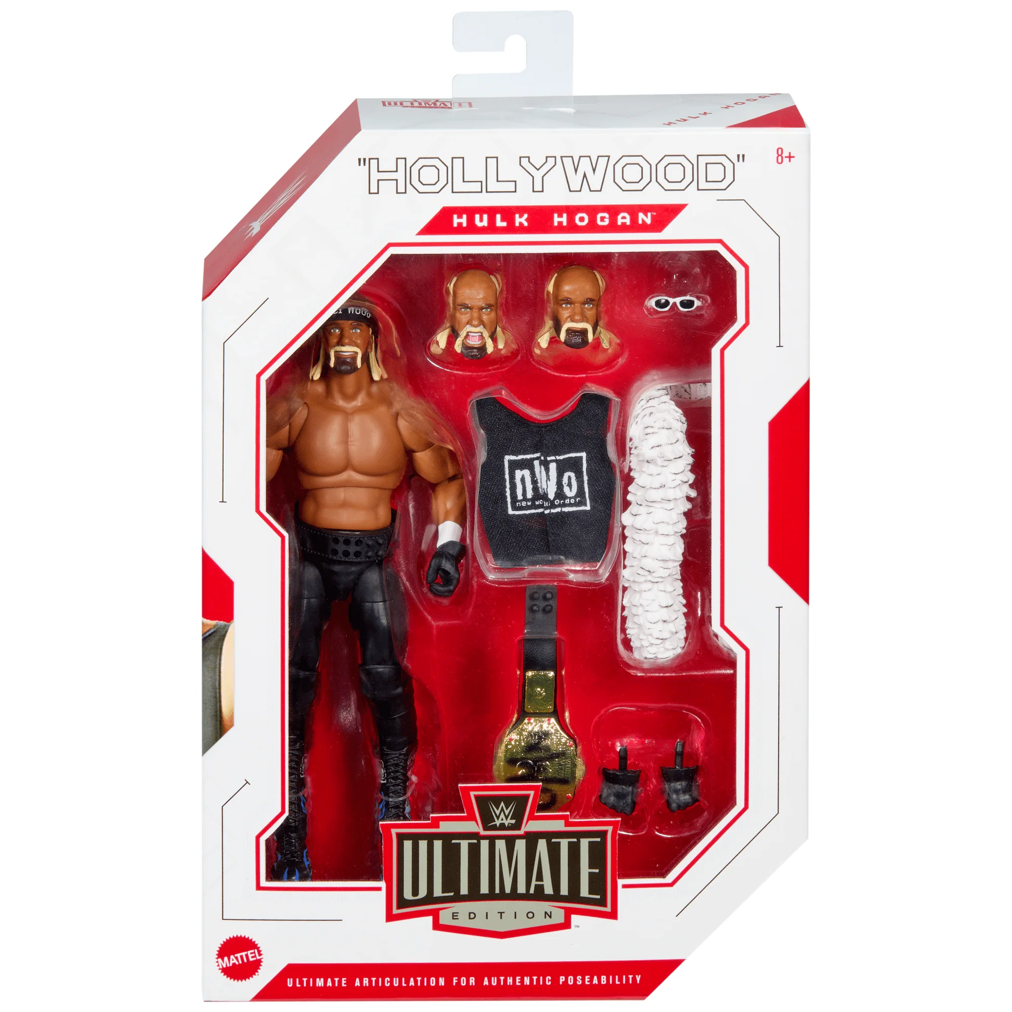 WWE Ultimate Edition ��Hollywood�� Hulk Hogan Action Figure & Accessories Set, 6-inch Collectible