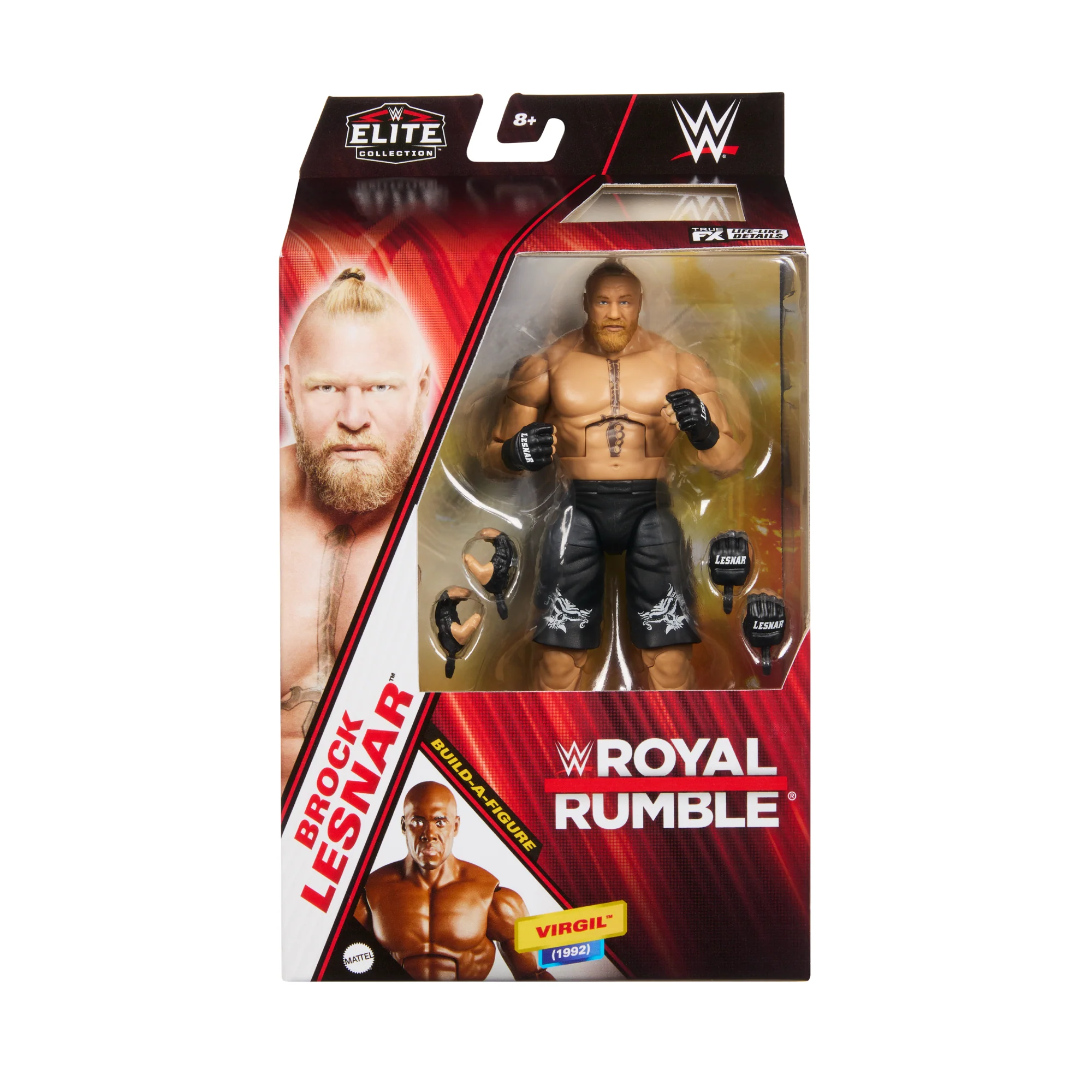 WWE Action Figure Elite Collection Royal Rumble Brock Lesnar With Build-A-Figure