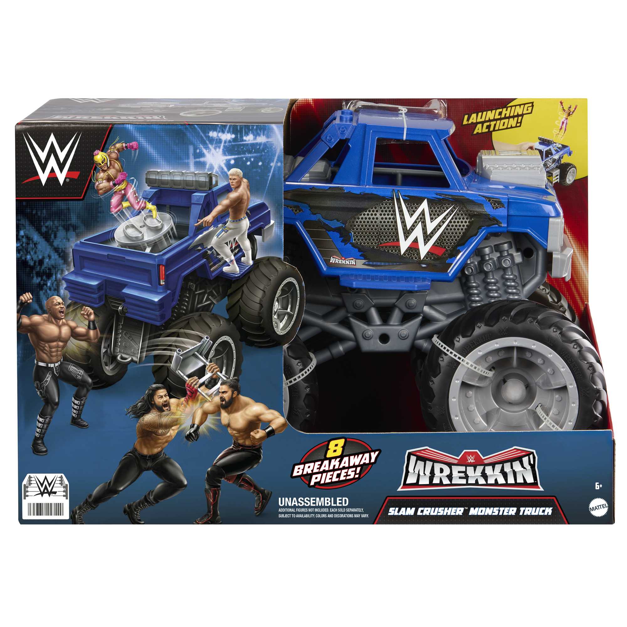 WWE Vehicle Wrekkin Slam Crusher Monster Truck