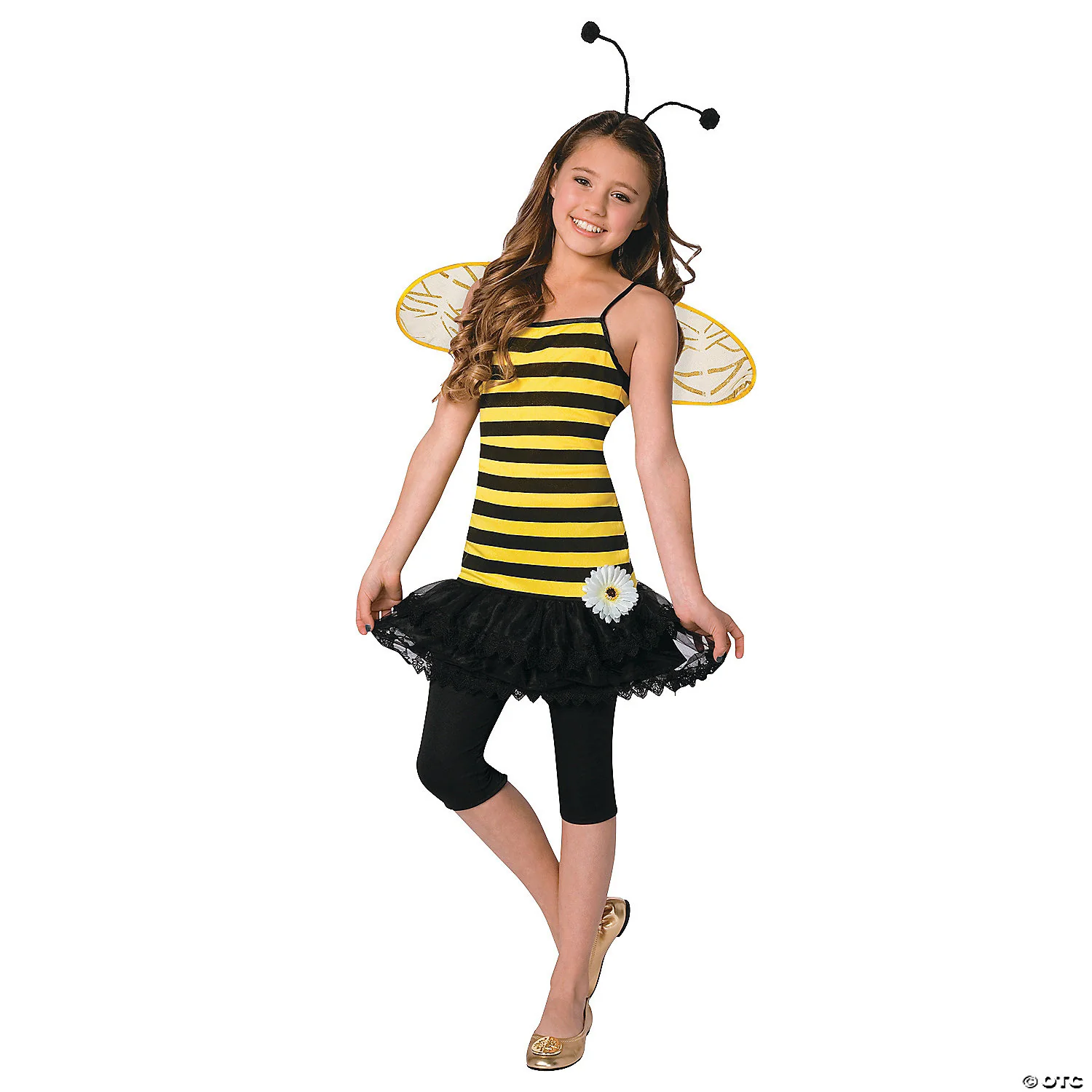 Girl's Sweet as Honey Bee Costume - Large