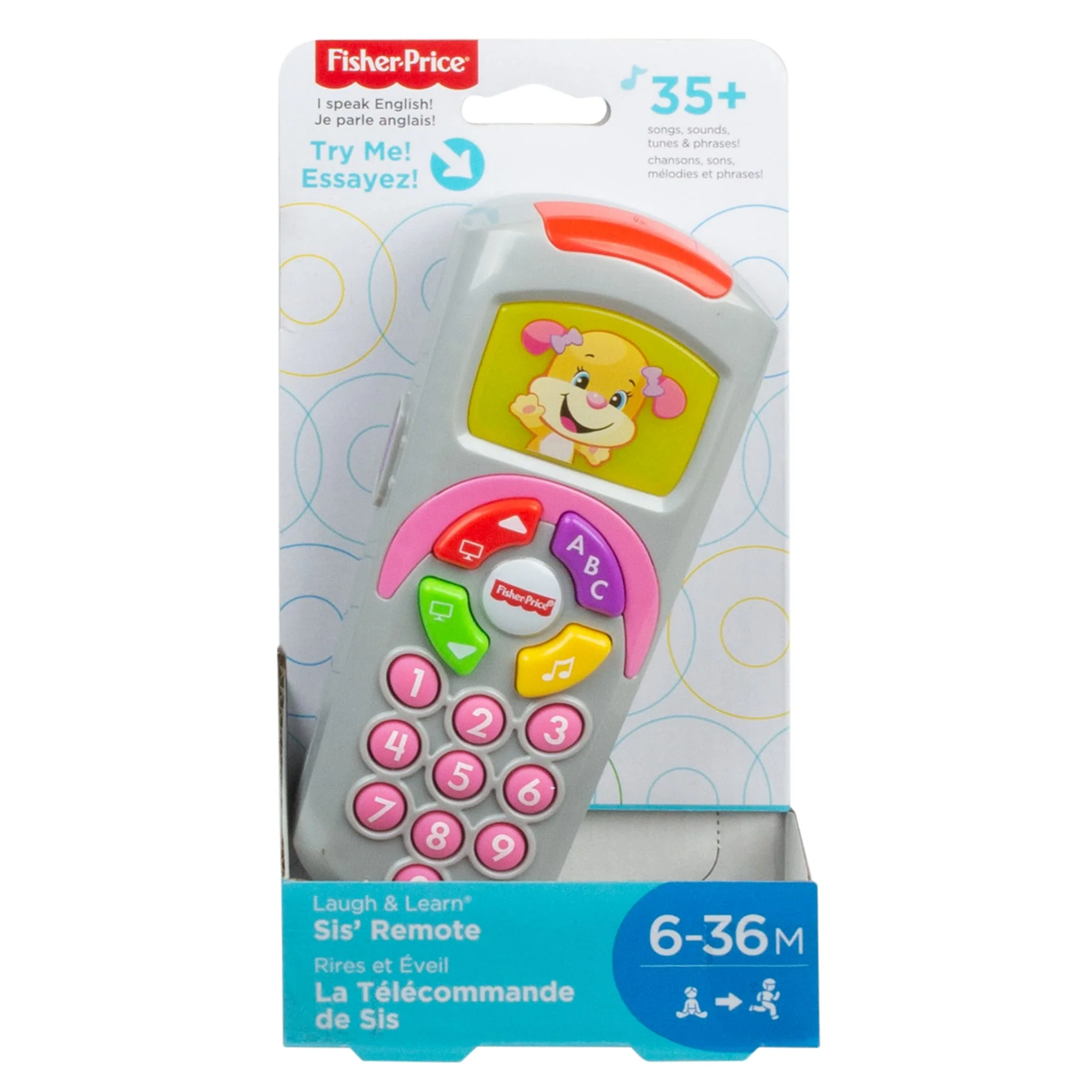 Fisher-Price Laugh & Learn Sis��S Remote Baby & Toddler Learning Toy With Music & Lights