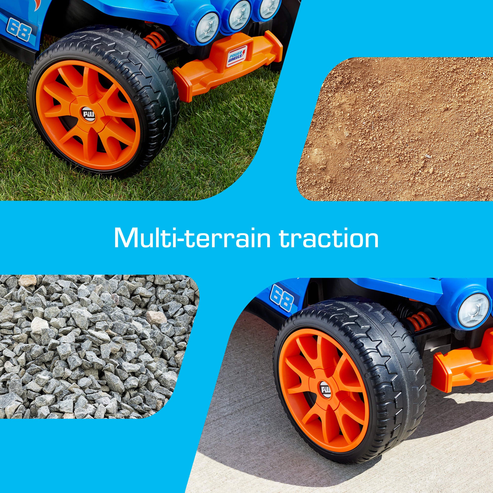 Power Wheels Hot Wheels Racer Ride-On With Toy Car Track Set For Preschool Kids Ages 3+ Years