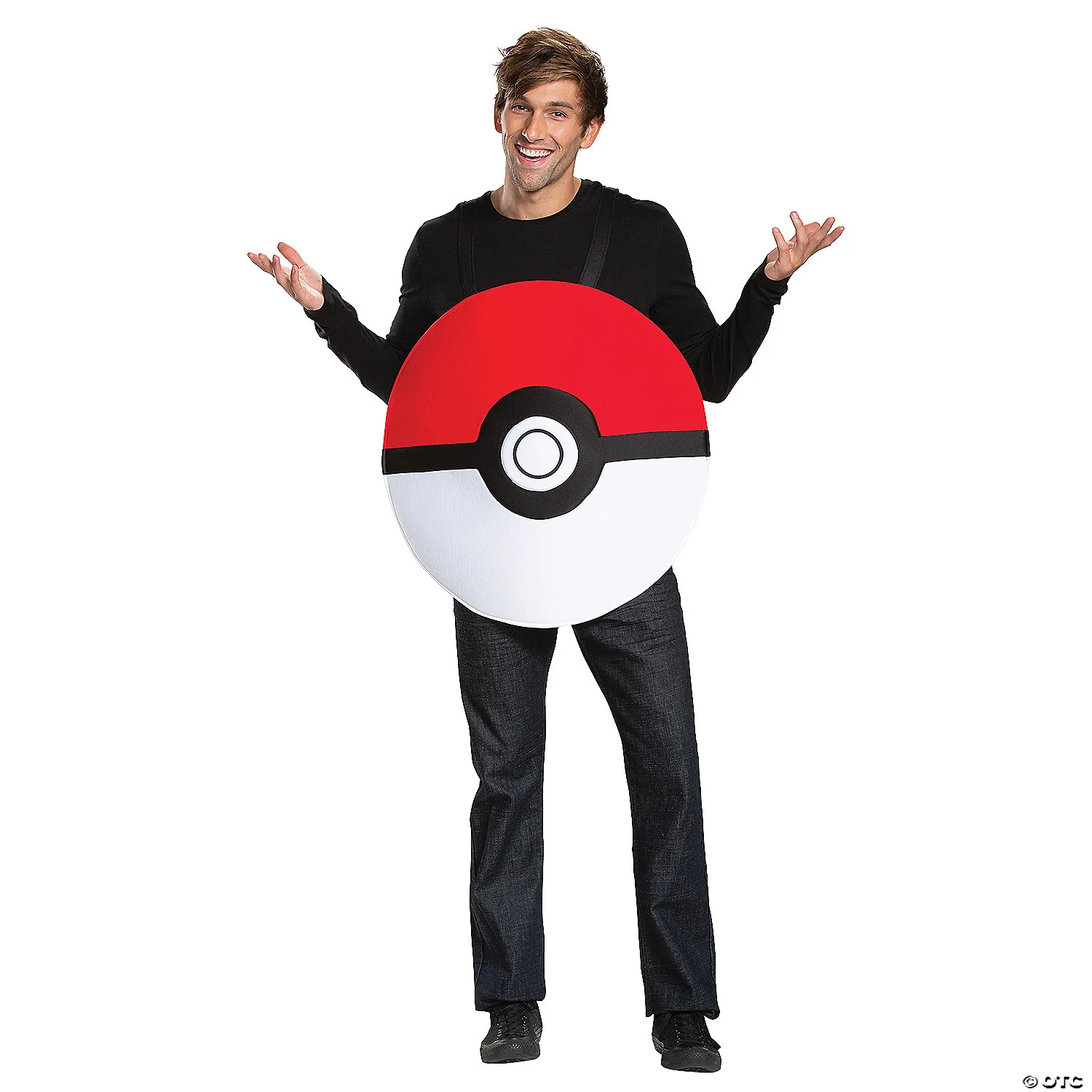 Classic Poké Ball Costume - Adult One Size