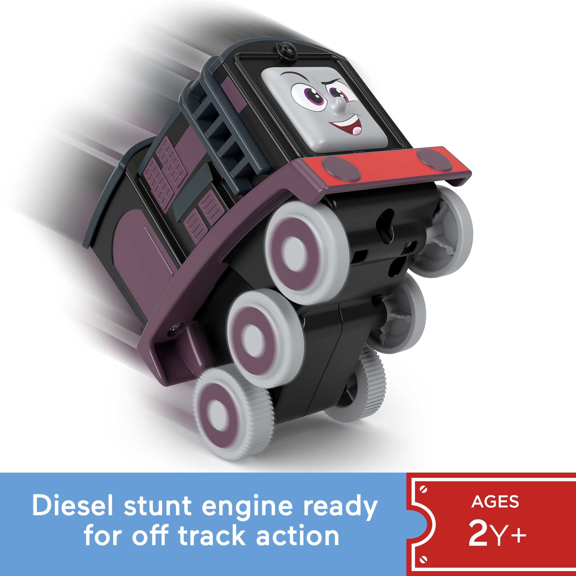 Thomas & Friends Press ��n Go Stunt Engine Diesel Racing Toy Train For Preschool Kids