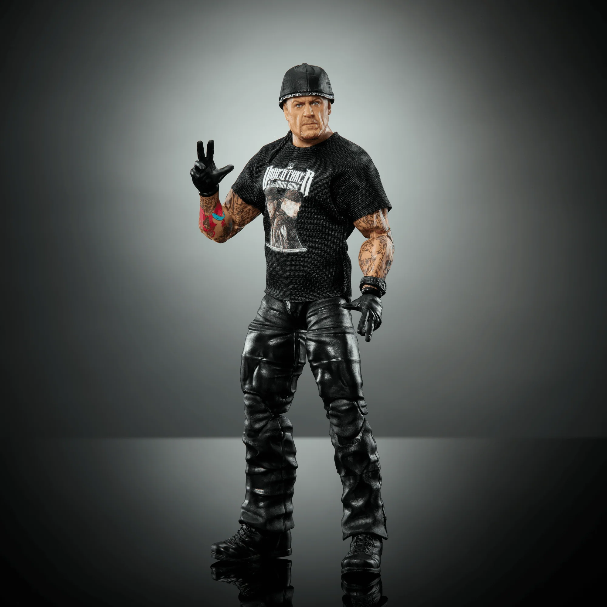 WWE Elite Undertaker Action Figure, 6-inch Collectible Superstar With Articulation & Accessories