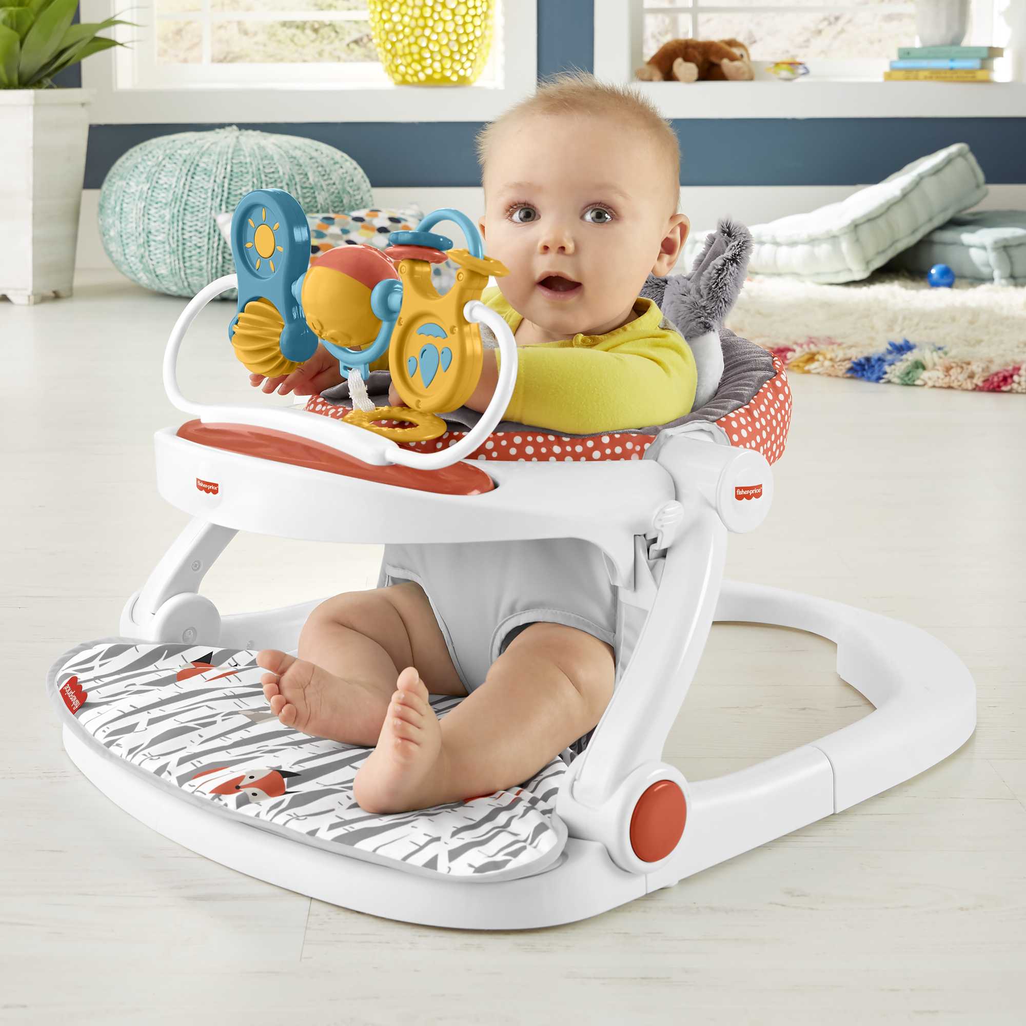 Premium Sit-Me-Up Floor Seat With Toy Tray