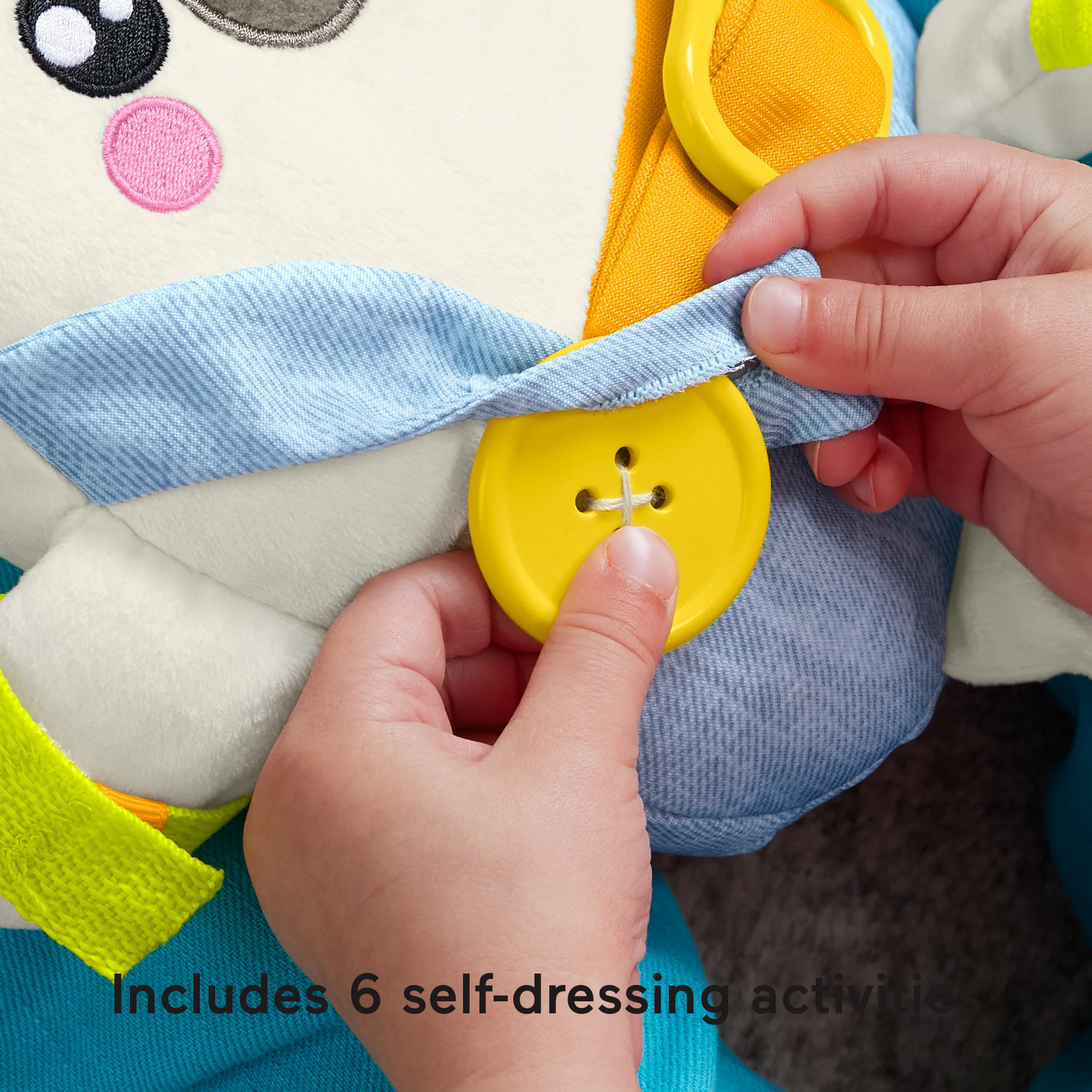 Fisher-Price Fp Pets Learn-To-Dress Pup Preschool Fine Motor Toy For Ages 2+