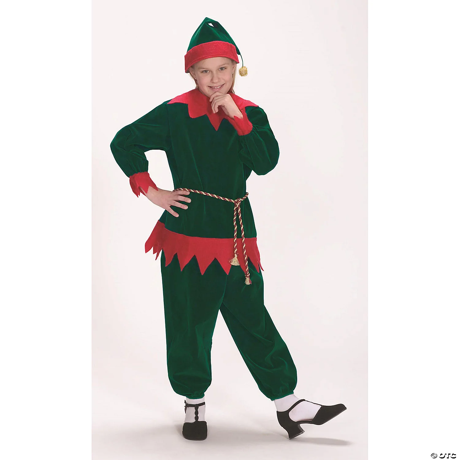 Child Velvet Elf Suit