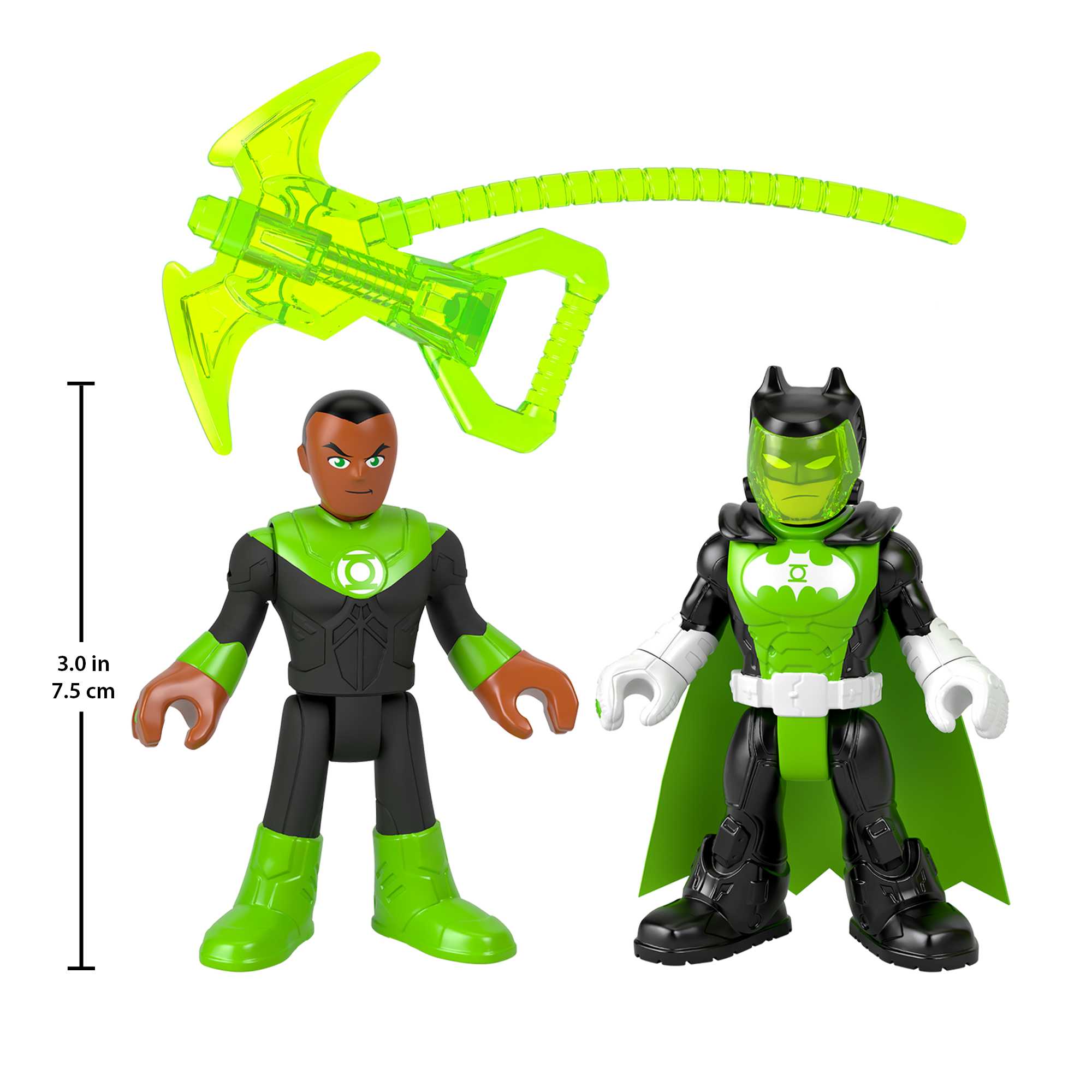 Imaginext DC Super Friends Batman And Green Lantern Figure Set, 3 Pieces, Preschool Toys