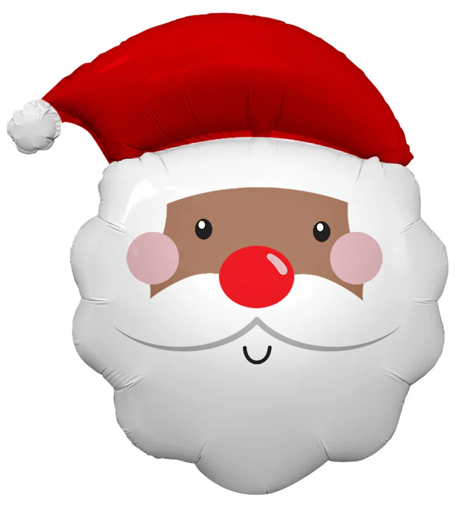 Tuftex Feelin Festive Santa 24in Foil Balloon