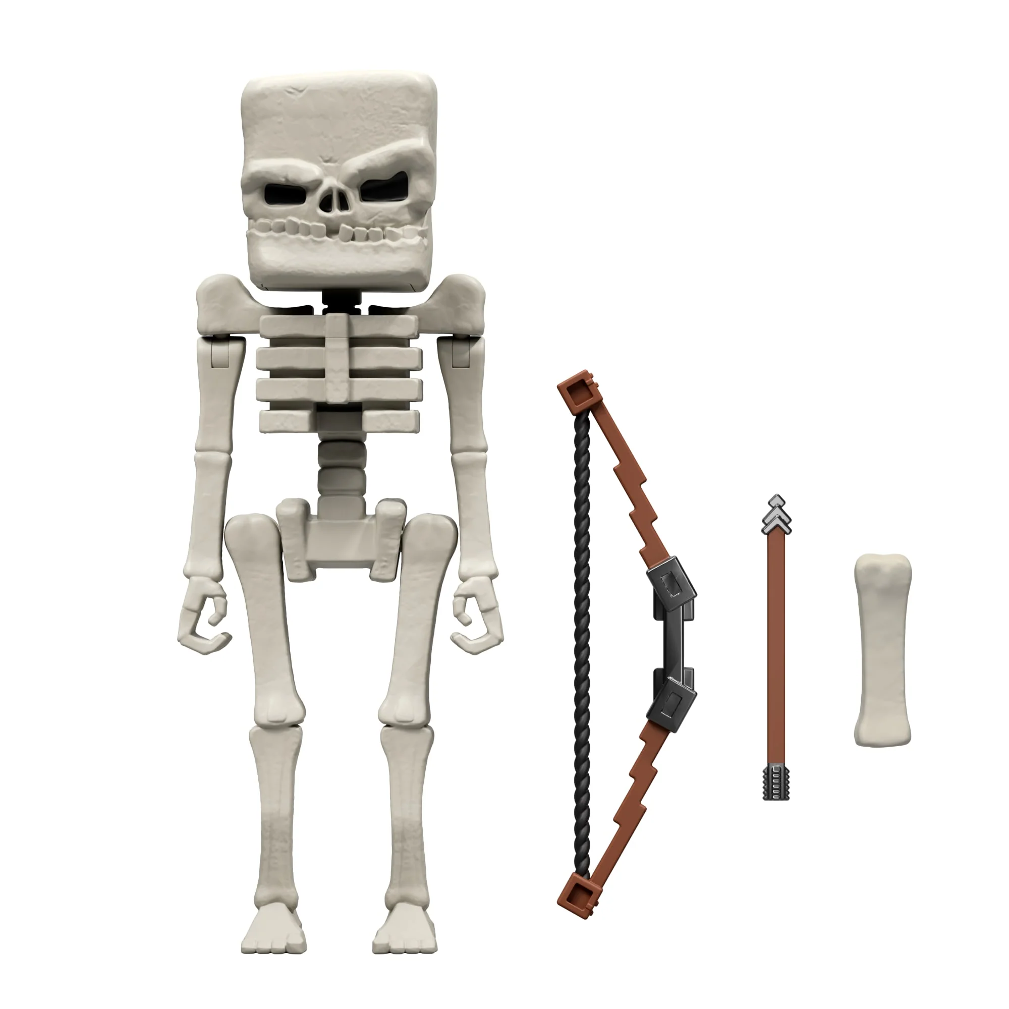 Minecraft Skeleton Action Figure & Accessories, 4-inch Toy Set inspired By A Minecraft Movie