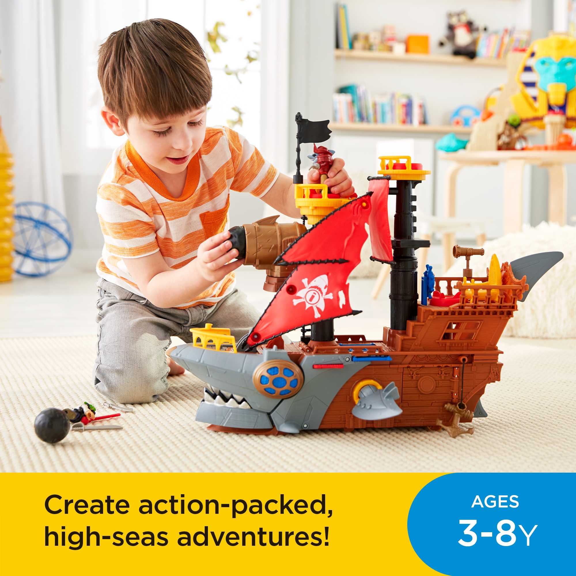 Imaginext Shark Bite Pirate Ship