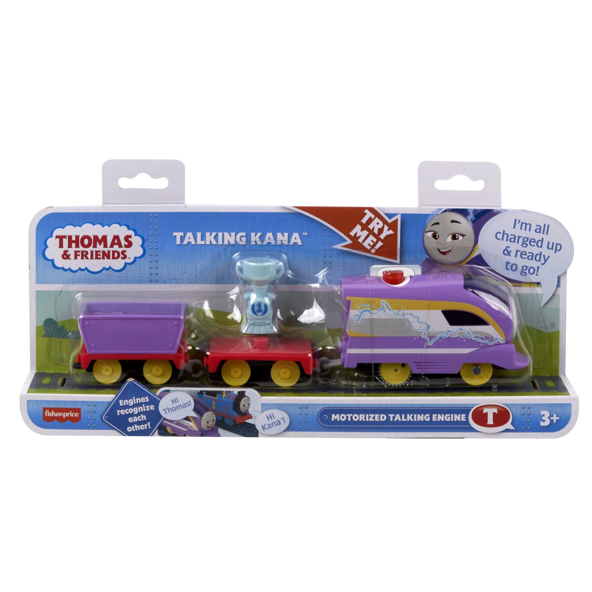Thomas & Friends Talking Kana Toy Train, Motorized Engine With Phrases & Sounds