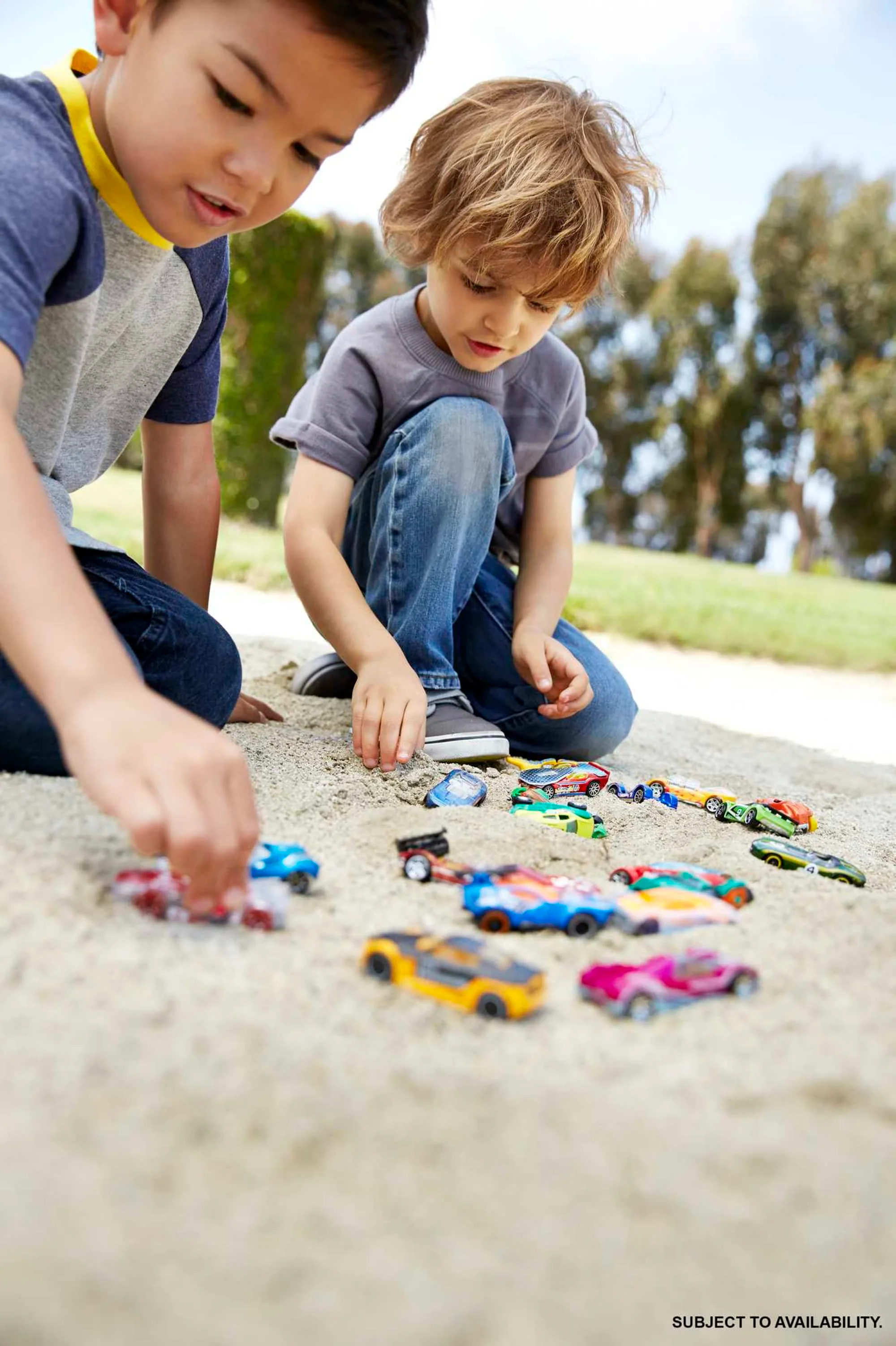 Hot Wheels Set Of 20 1:64 Scale Toy Trucks And Cars For Kids & Collectors