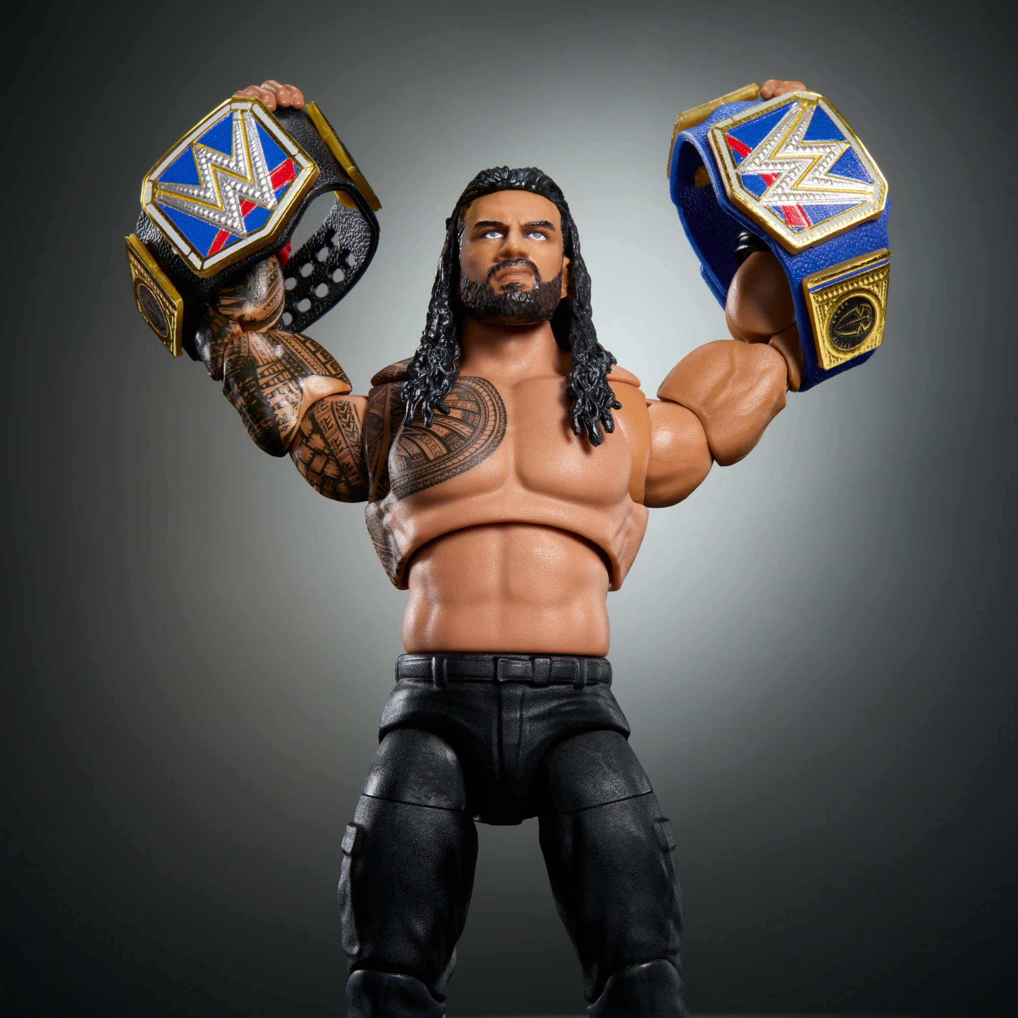 WWE Ultimate Edition Roman Reigns Action Figure & Accessories Set, 6-Inch Collectible, 30 Articulation Points