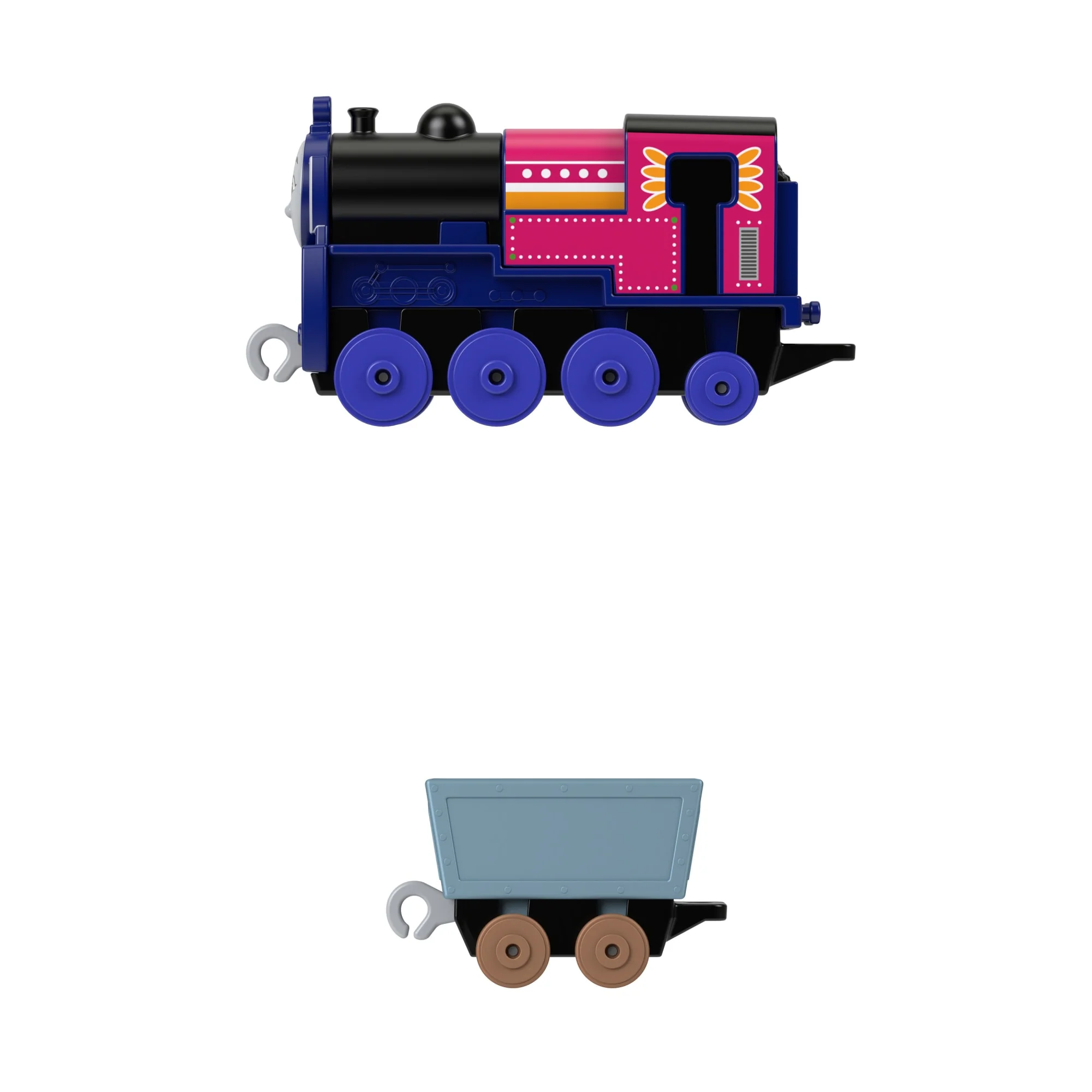 Thomas & Friends Toy Train, Ashima Diecast Push-Along Engine With Cargo, Preschool Toy
