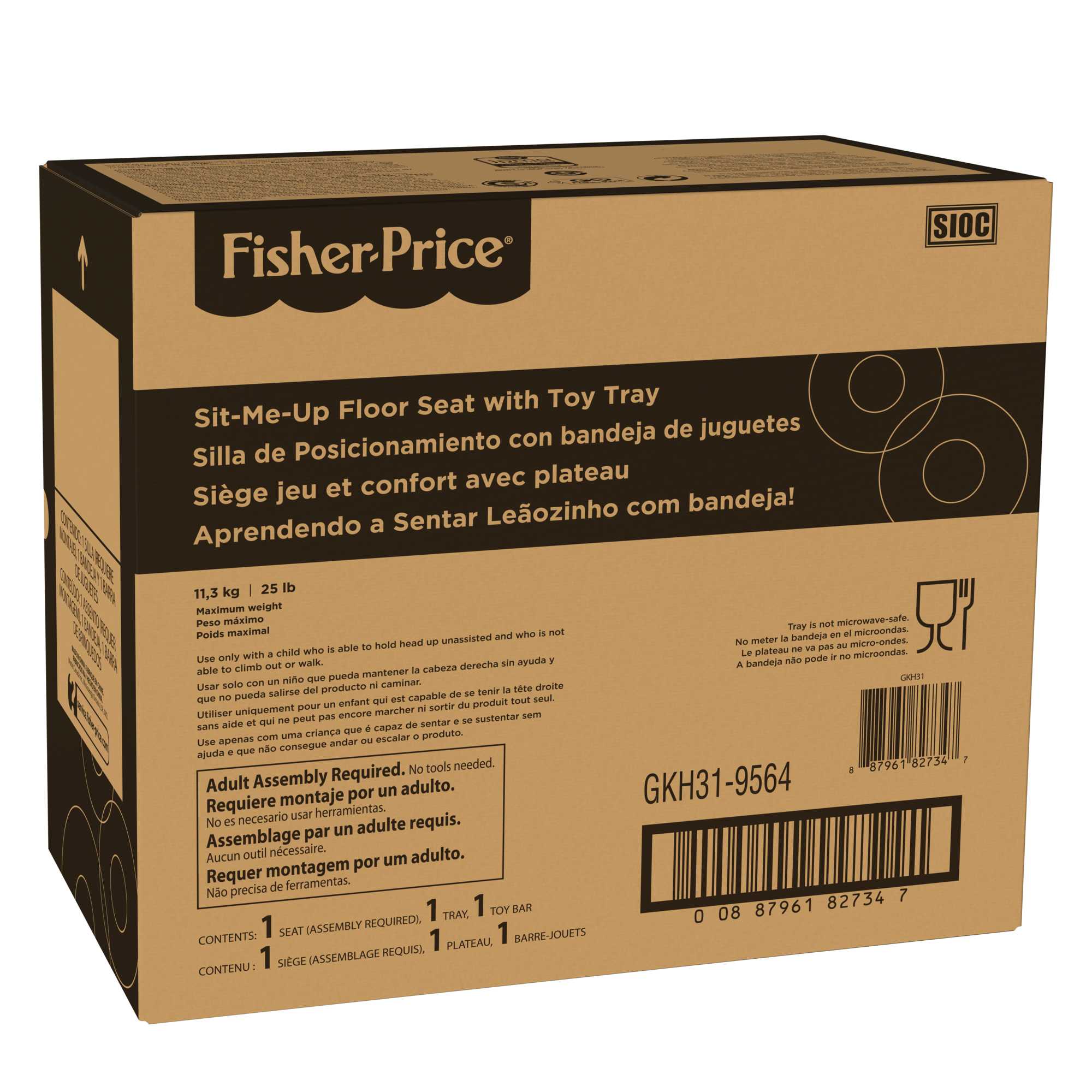 Fisher-Price Sit-Me-Up Floor Seat With Toy Tray