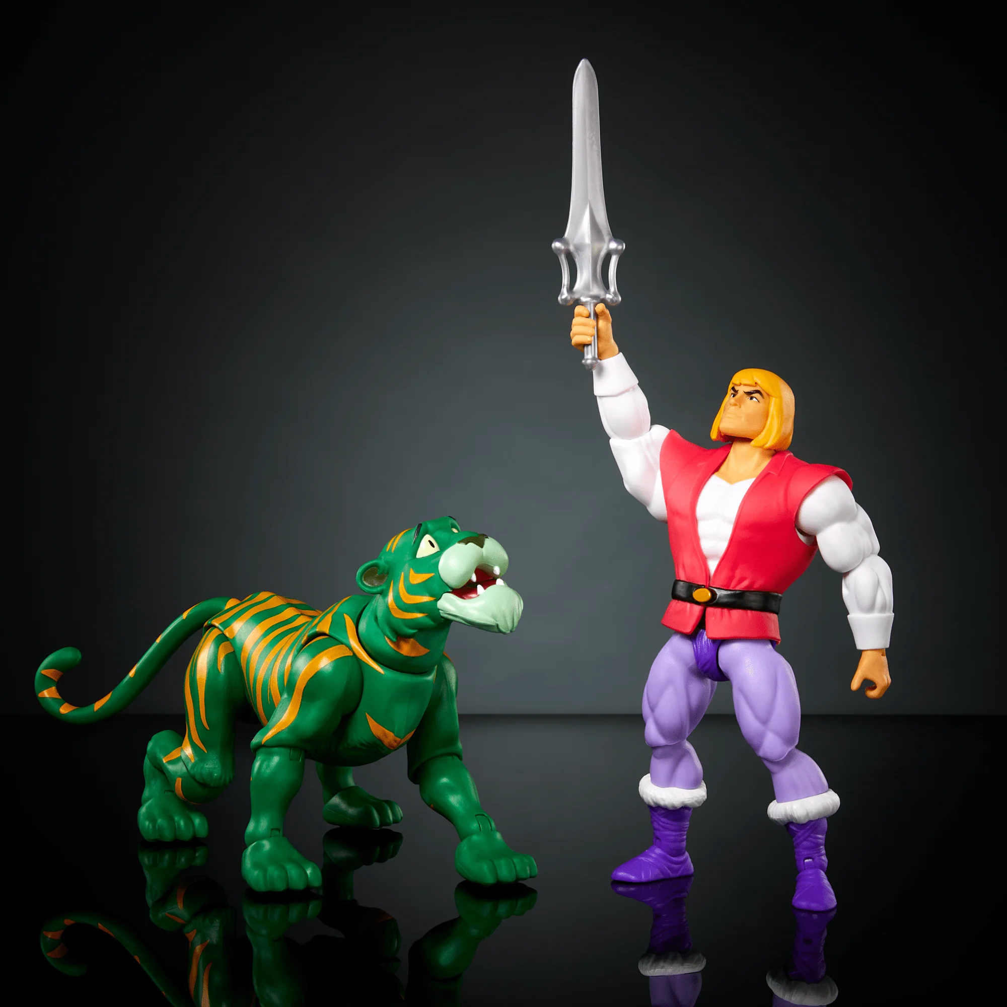 Masters Of The Universe Origins Cartoon Collection Prince Adam And Cringer Action Figure Motu Toys