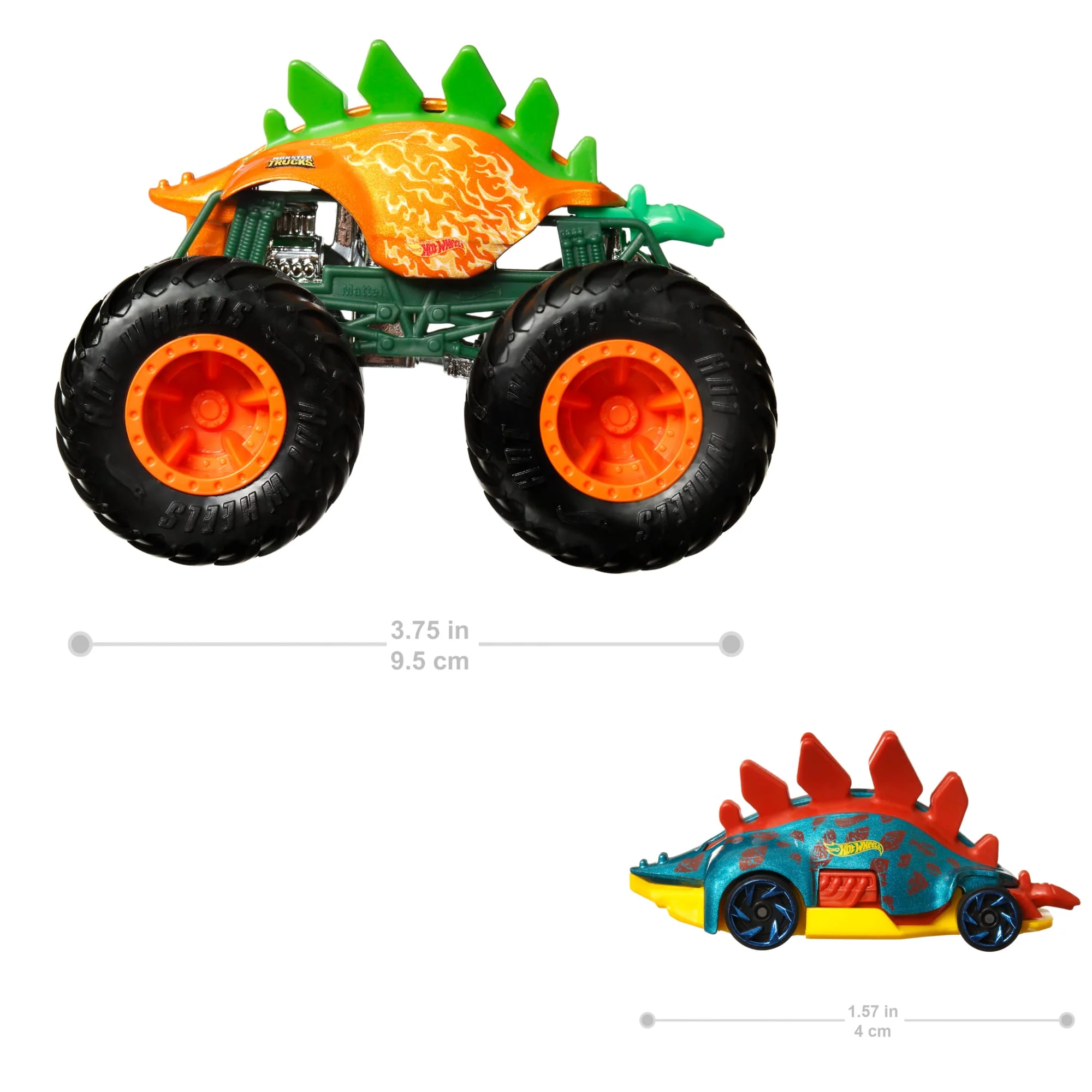 Hot Wheels Monster Trucks Ve��culo de Brinquedo Motosaurus Die Cast Motosaurus