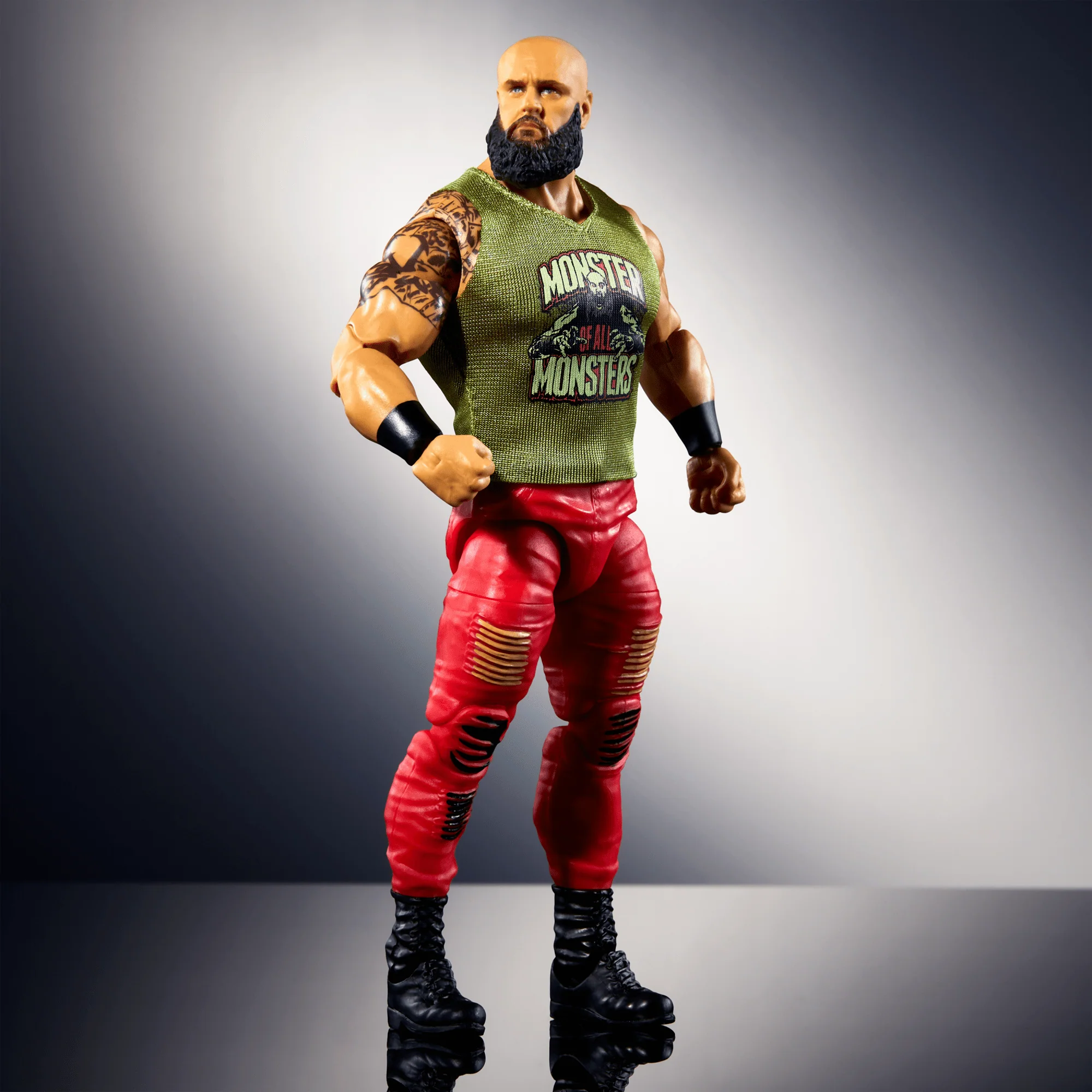 WWE Elite Braun Strowman Action Figure, 6-inch Collectible Superstar With Articulation & Accessories