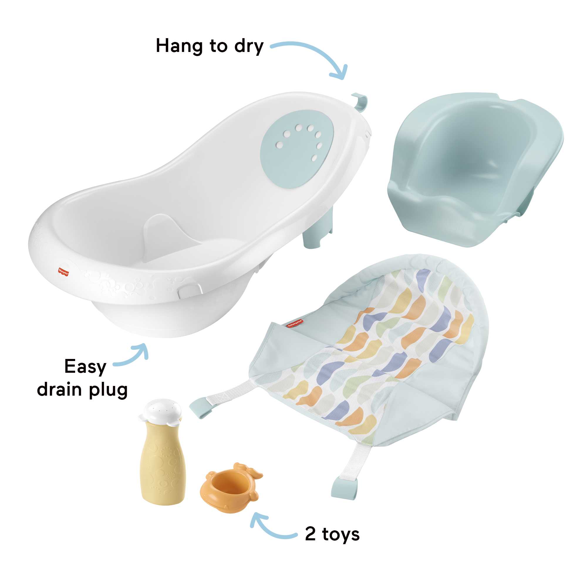 Fisher-Price 4-In-1 Sling 'n Seat Tub