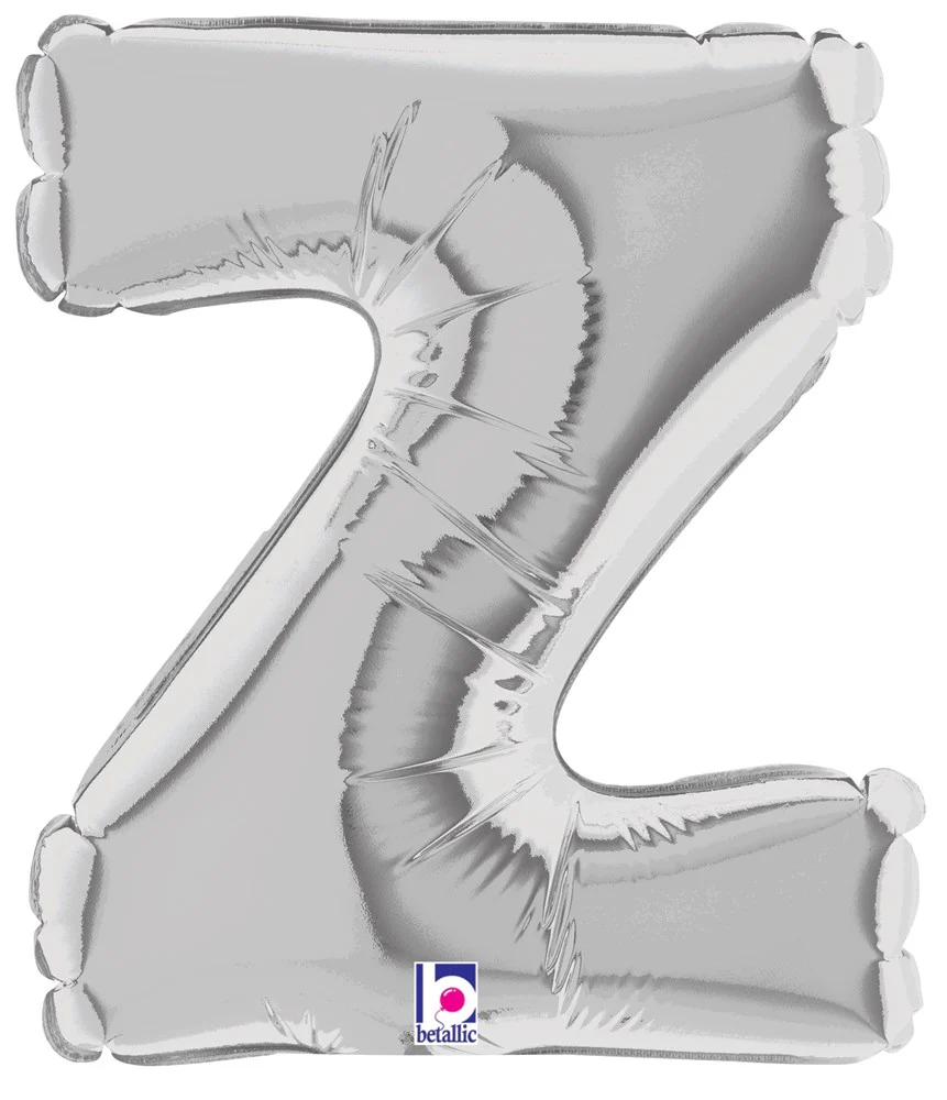 Betallic Z Silver 7 inch Air-Filled Shape 1ct