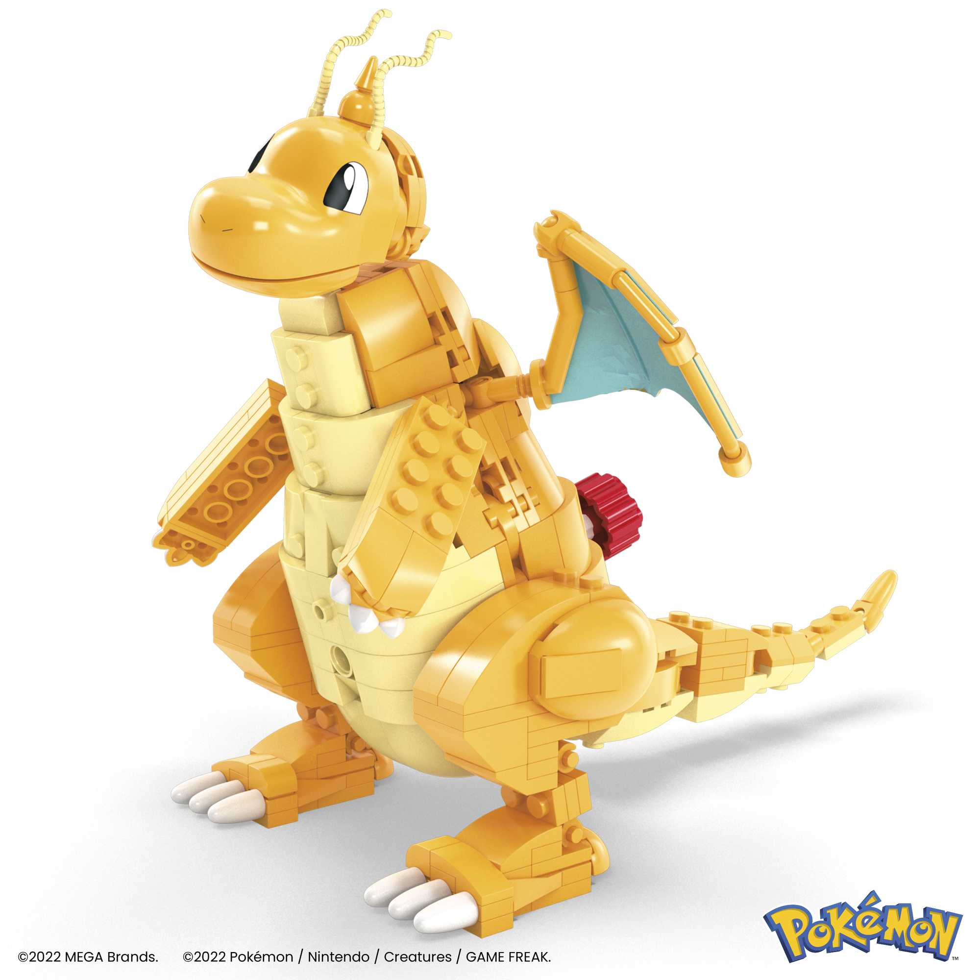 MEGA Pok��mon Dragonite Large Scale Figure With Motion Building Set For Kids (388 Pcs)