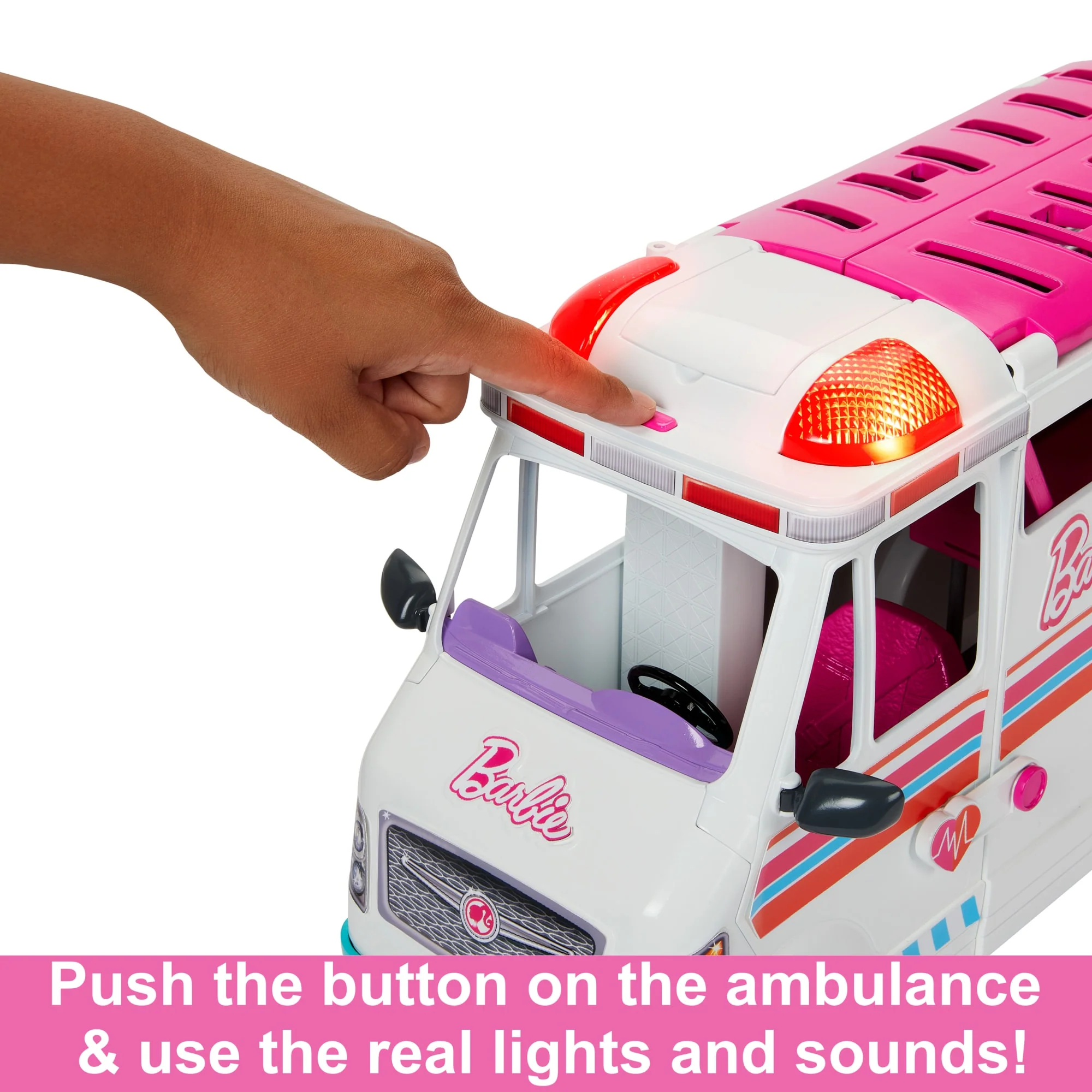 Barbie Toys, Transforming Ambulance And Clinic Playset, 20+ Accessories, Care Clinic