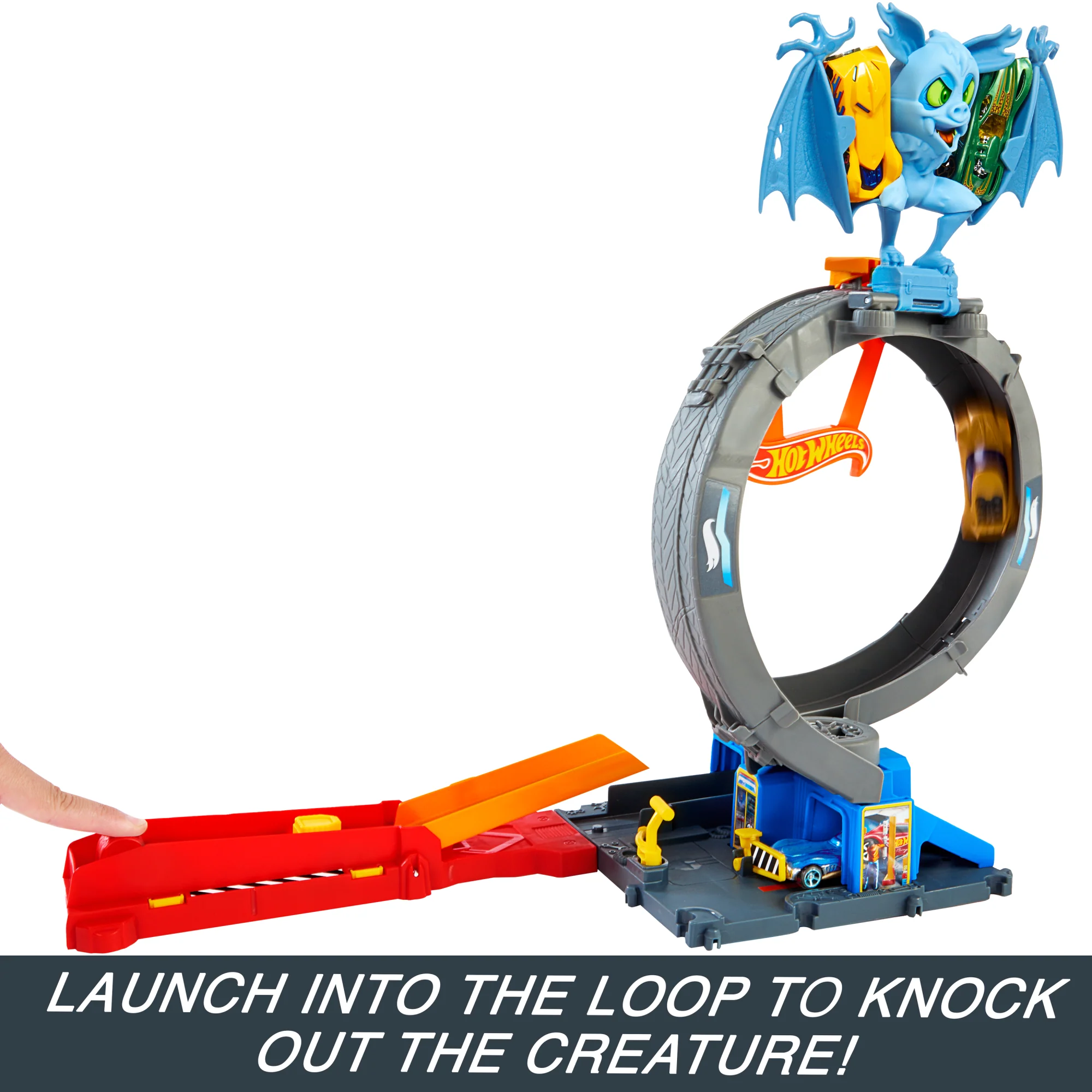 Hot Wheels Let's Race Netflix - Bat Loop Attack