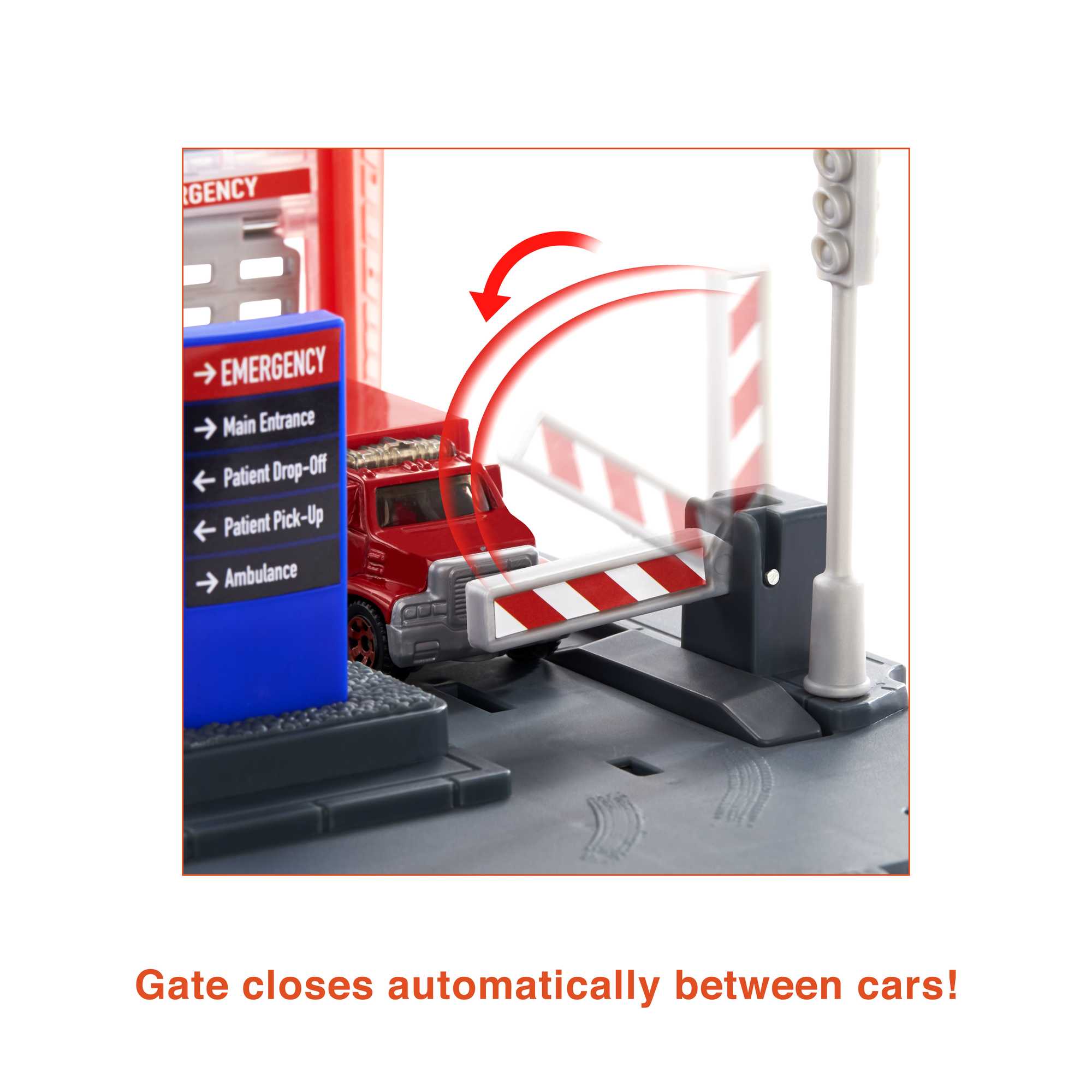 Matchbox Action Drivers Helicopter Rescue Playset With 1:64 Scale Toy Ambulance & Helicopter