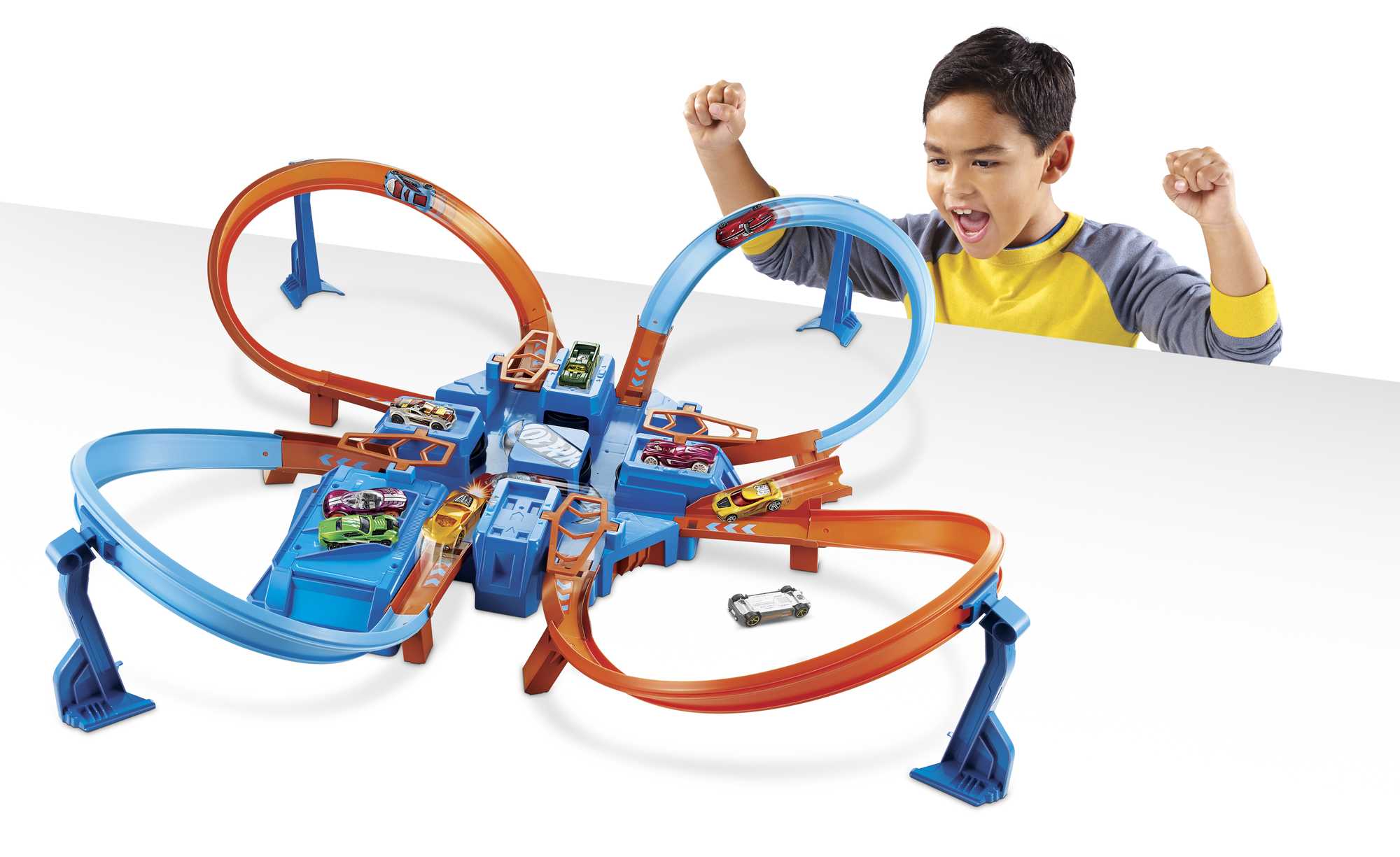 Hot Wheels Criss Cross Crash Track Set