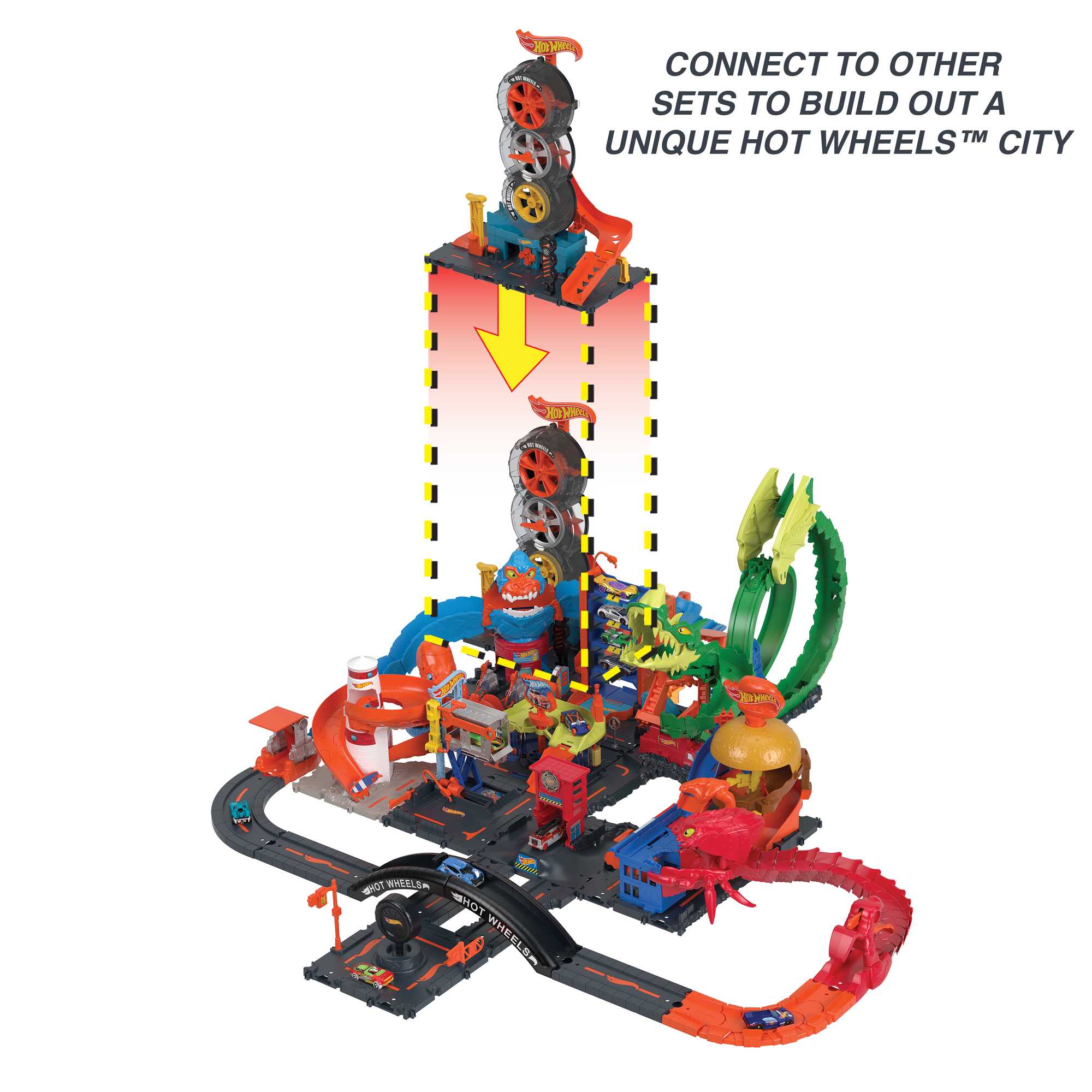 Hot Wheels City Super Twist Tire Shop