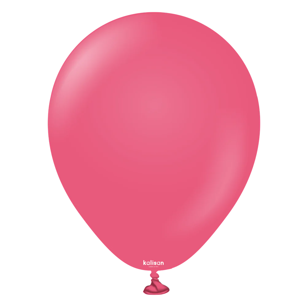 5 inch Kalisan Standard Fuchsia Latex Balloons 100ct