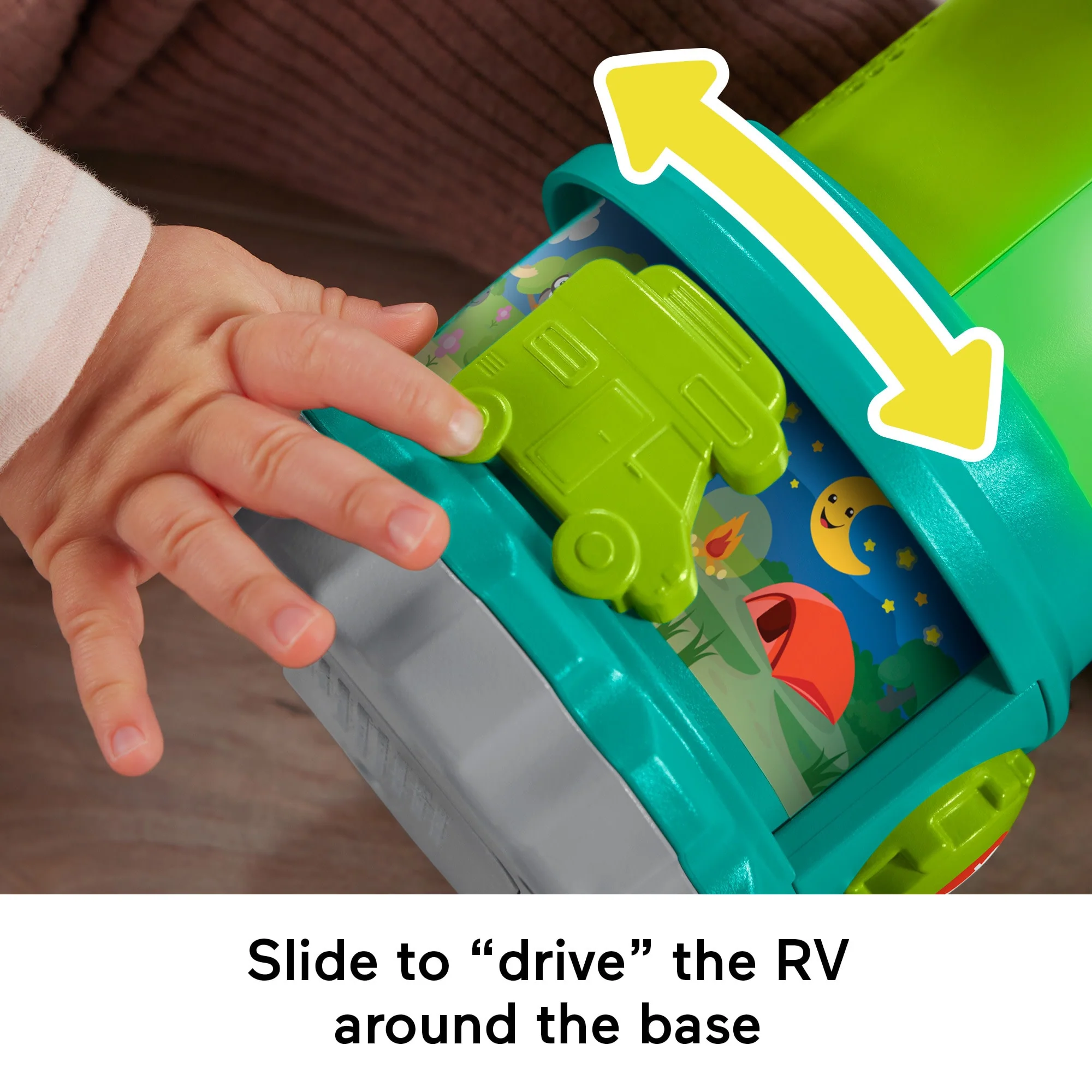 Fisher-Price Laugh & Learn Camping Fun Lantern Baby & Toddler Learning Toy With Lights & Music