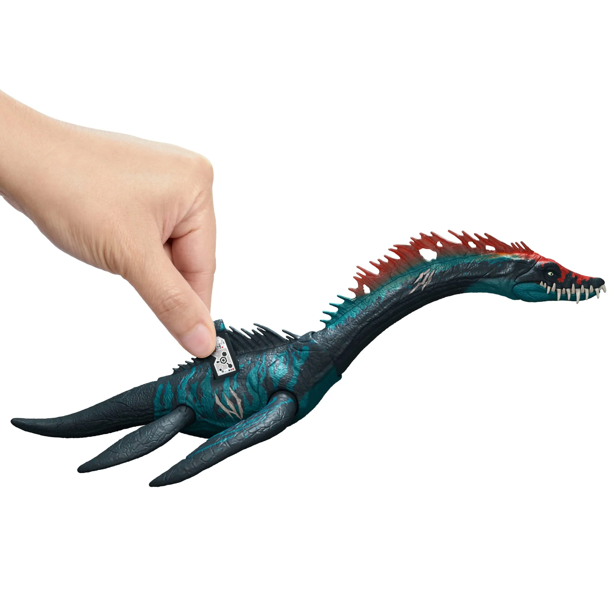 Jurassic World Gigantic Trackers Styxosaurus Dinosaur Action Figure, Large Species Attack, Chaos Theory