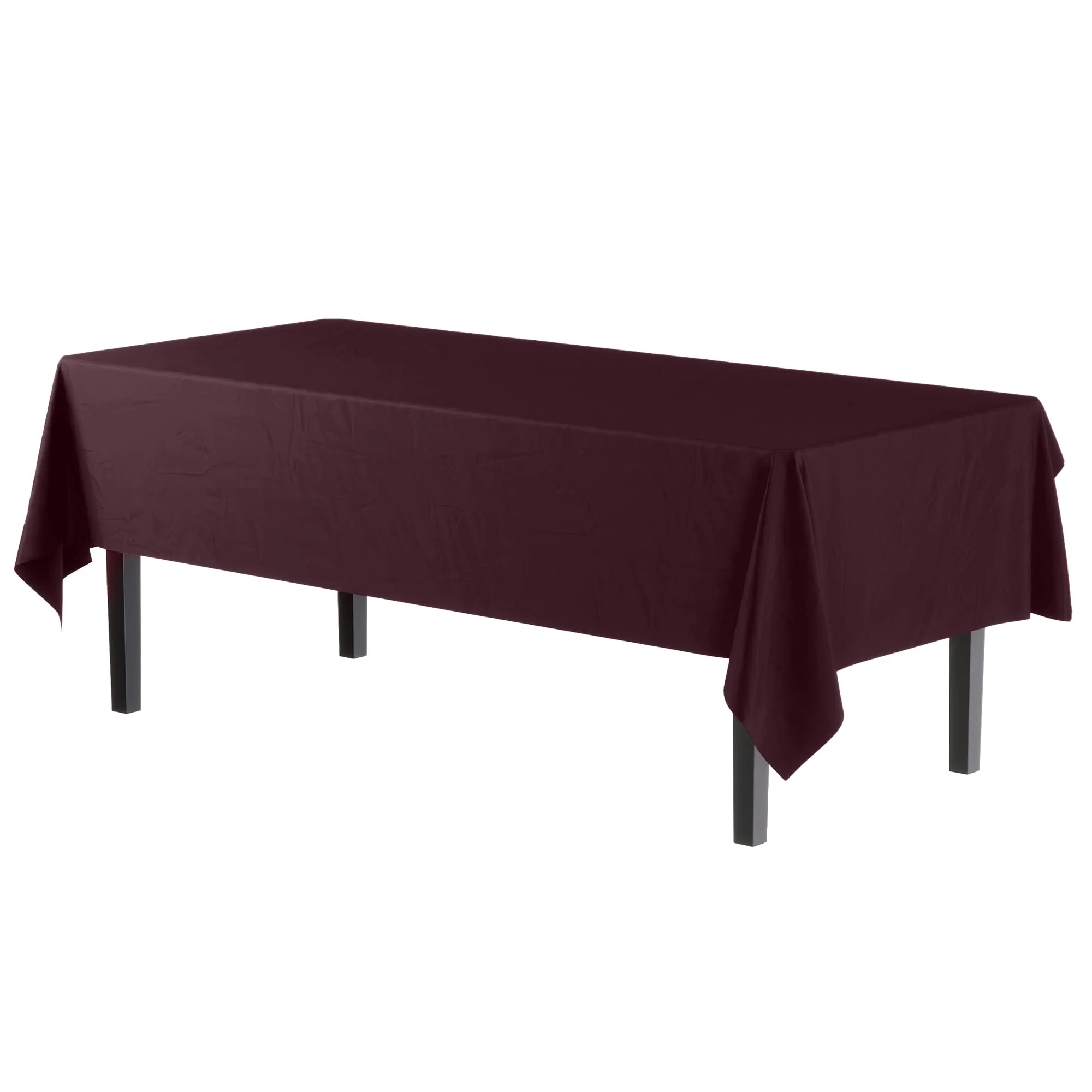 Brown Plastic Table Cover