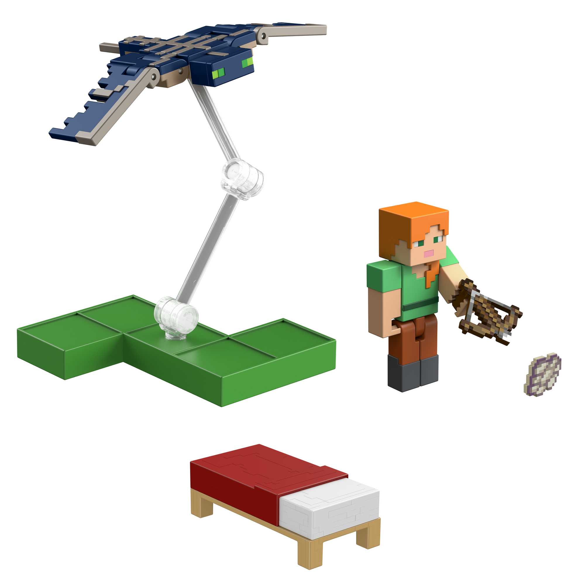 Minecraft Toys, 2-Pack Of Action Figures, Gifts For Kids