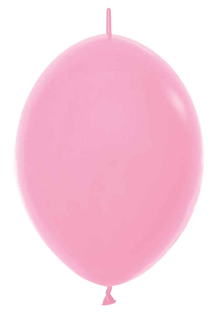 6 inch Sempertex Fashion Bubble Gum Pink Link-O-LOON 50ct