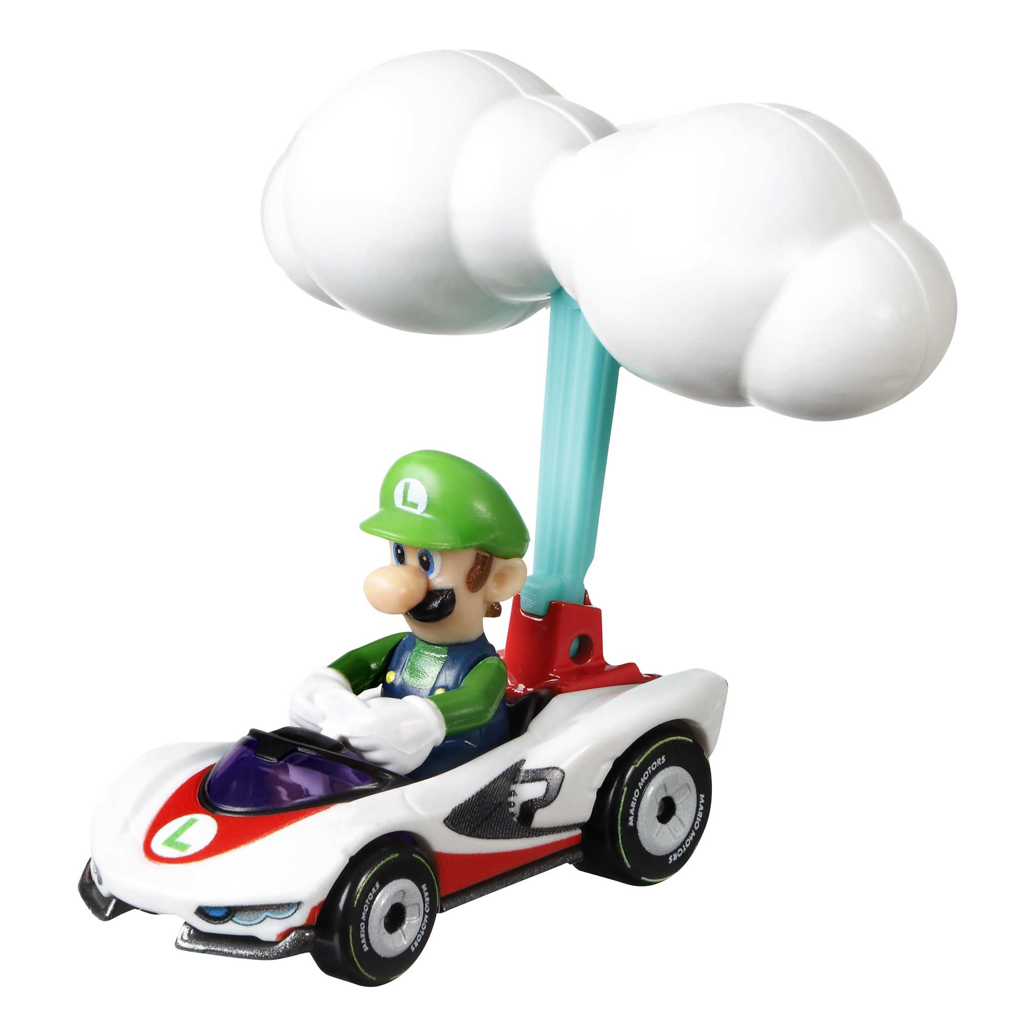 Hot Wheels?Mario Kart Luigi P-Wing And Cloud Glider
