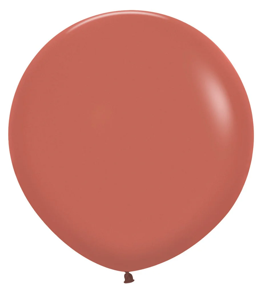 24 inch Sempertex Deluxe Terracotta Latex Balloons 10ct
