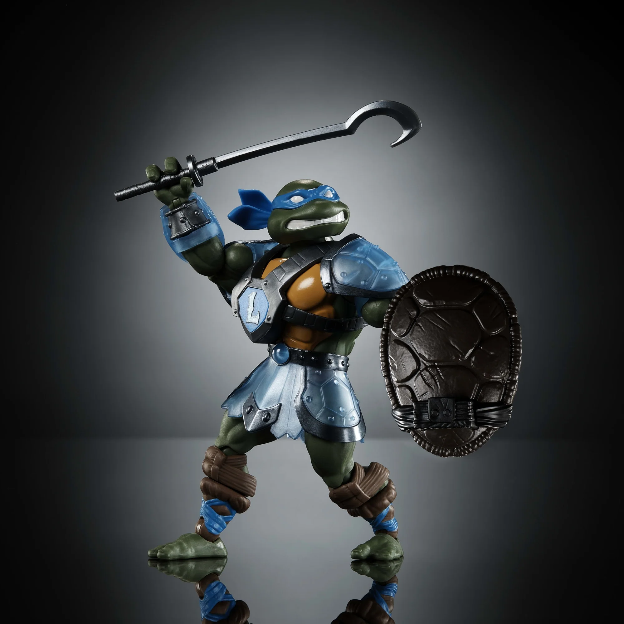 Masters Of Universe Origins Turtles Of Grayskull Leonardo Action Figure, Tmnt MOTU Reptile Wars Toy