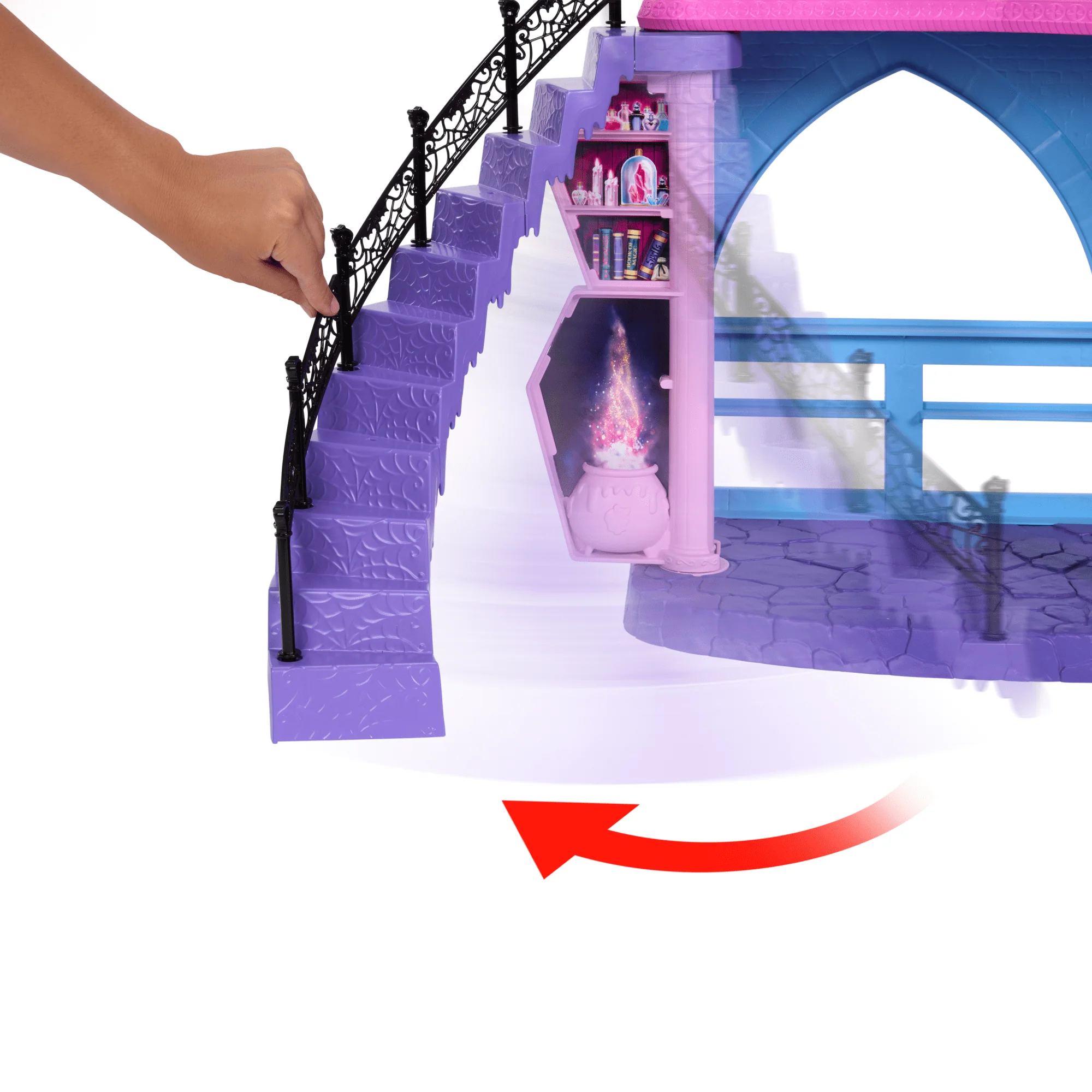 Monster High Haunted High School Doll House With 35+ Pieces Of Furniture And Accessories